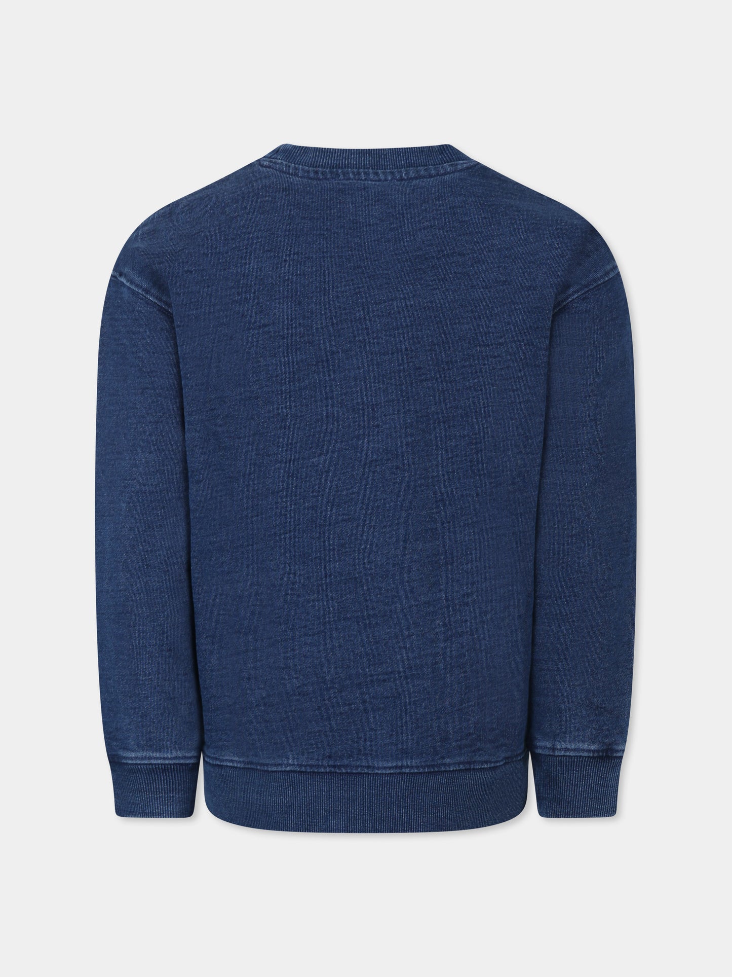 Felpa blu per bambino con logo,Marc Jacobs,W60432 Z10