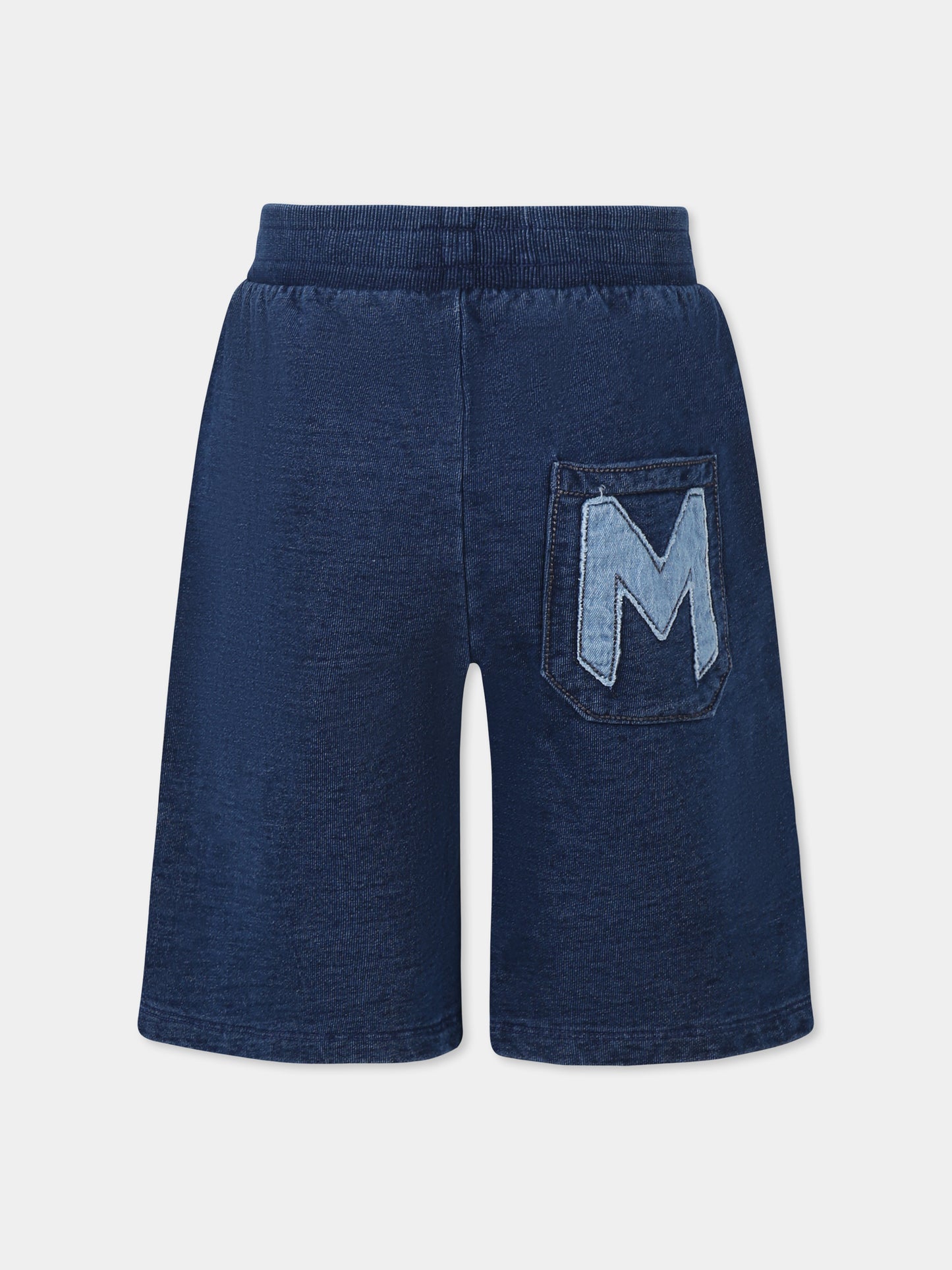 Shorts blu per bambino con logo,Marc Jacobs,W60476 Z10