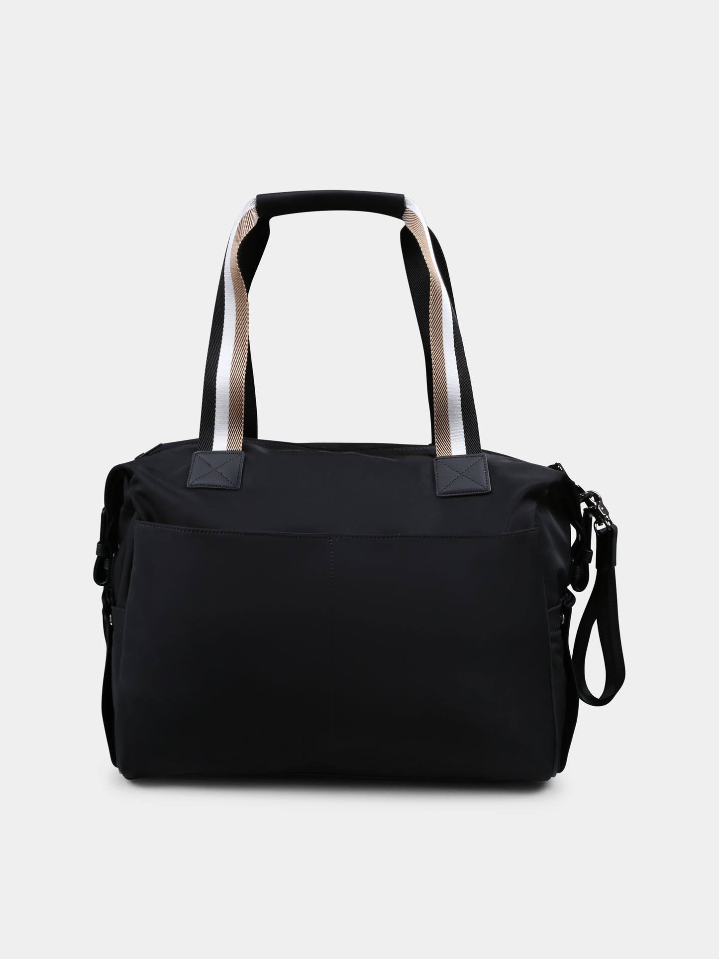 Borsa mamma nera per neonati con logo,Boss,J51732 09B