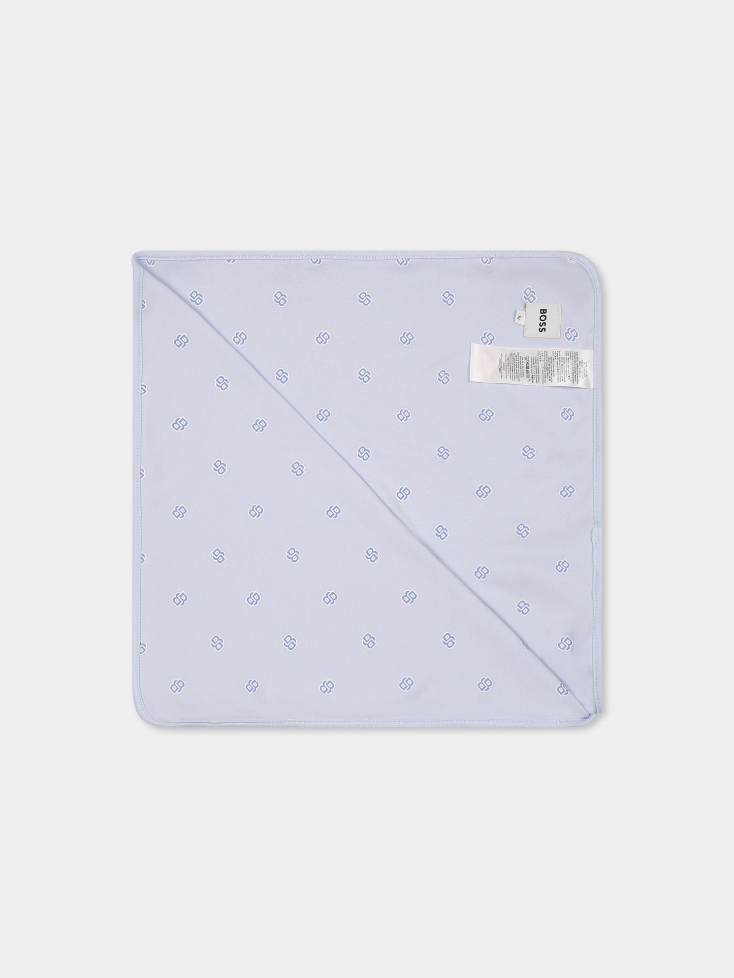 Light blue blancket for baby boy