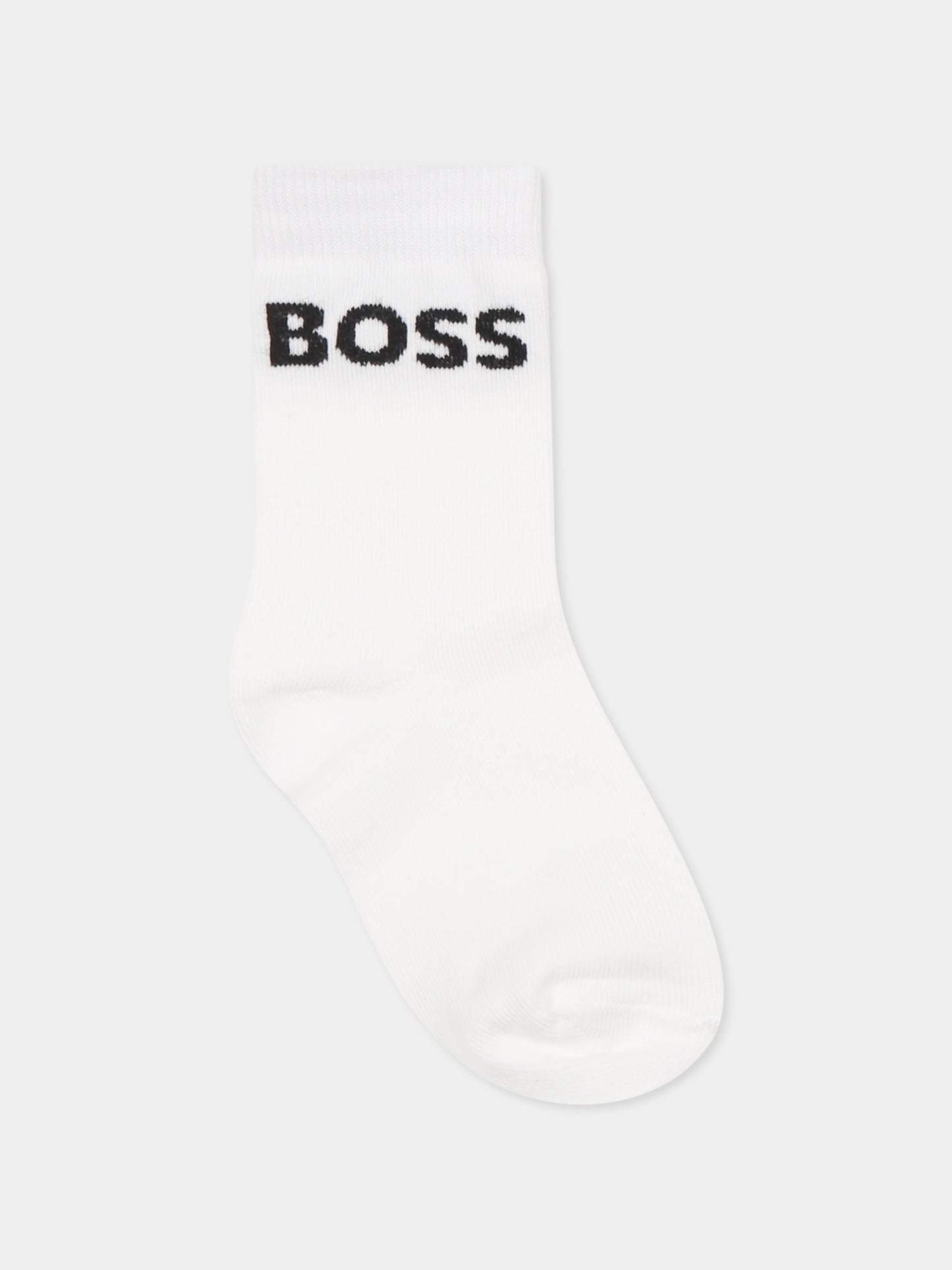 Set calzini multicolor per neonato con logo,Boss,J51745 09B