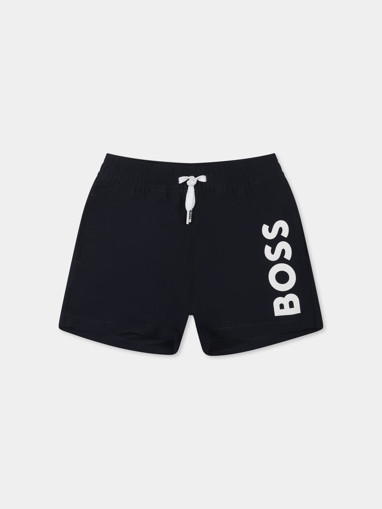 Boxer mare blu per neonato con logo,Boss,J52069 849