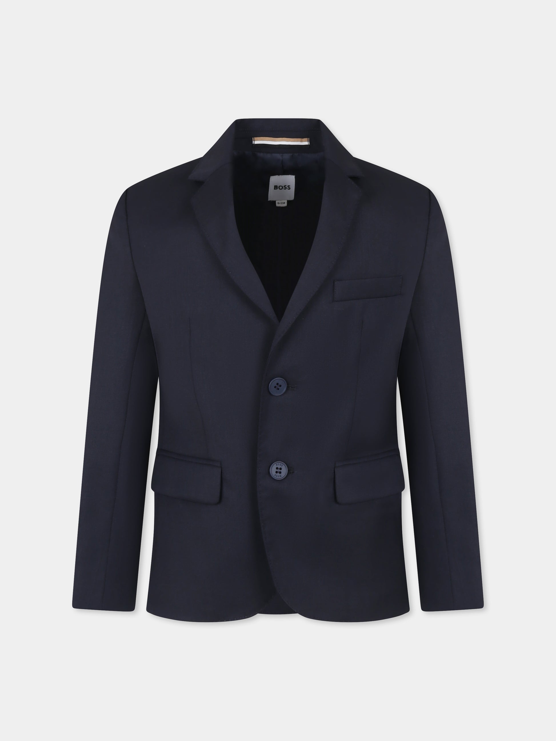 Giacca blu per bambino,Boss,J52070 862