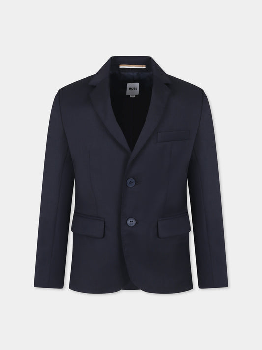 Giacca blu per bambino,Boss,J52070 862