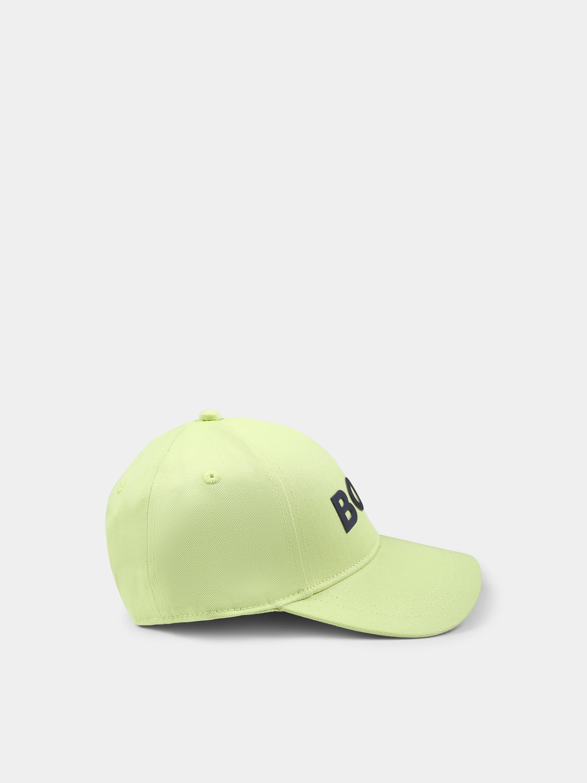 Cappello verde per bambino con logo,Boss,J51681 607