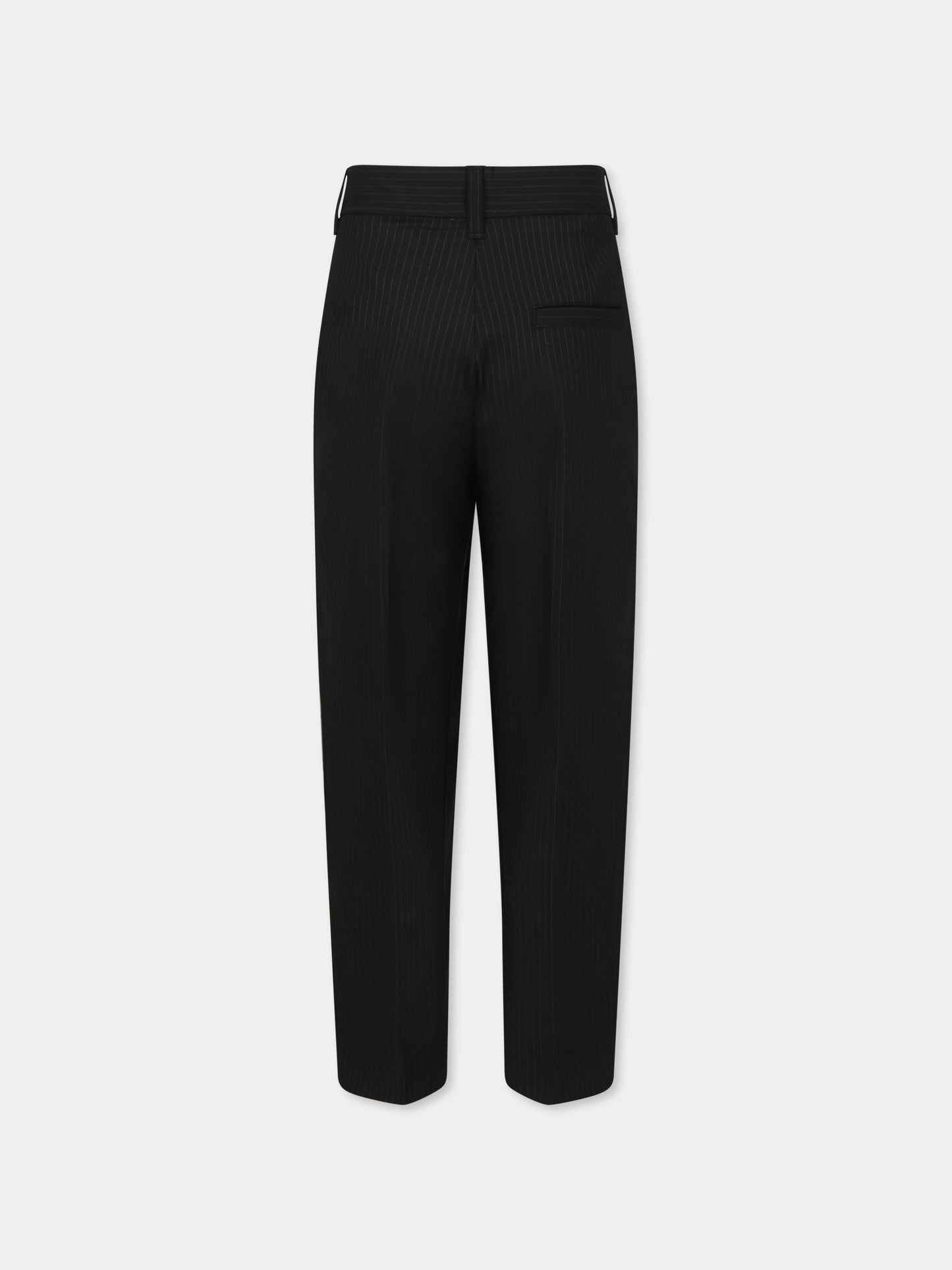 Pantaloni neri per bambino con logo,Boss,J51982 09B