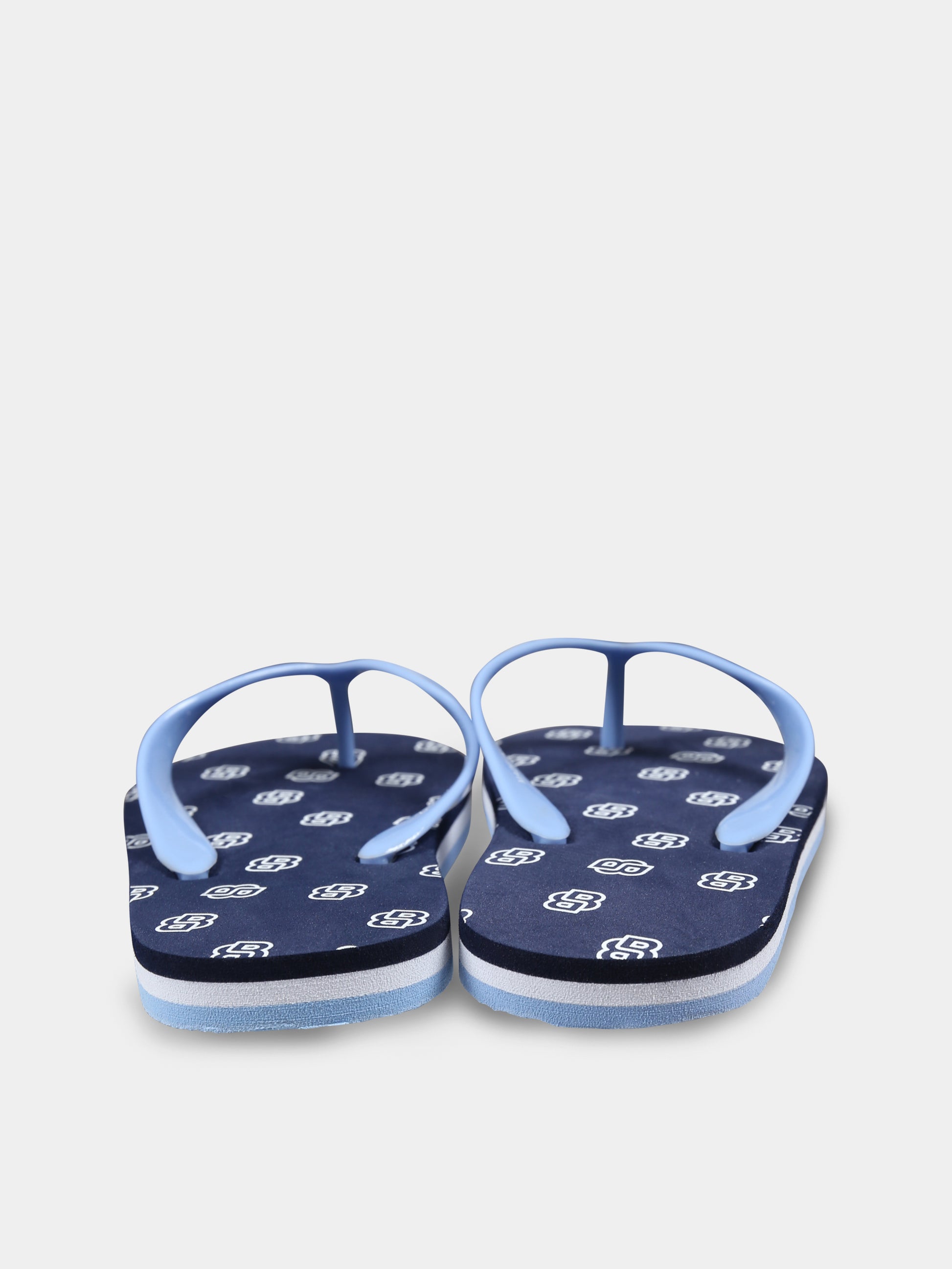 Infradito blu per bambino con logo,Boss,J51652 849