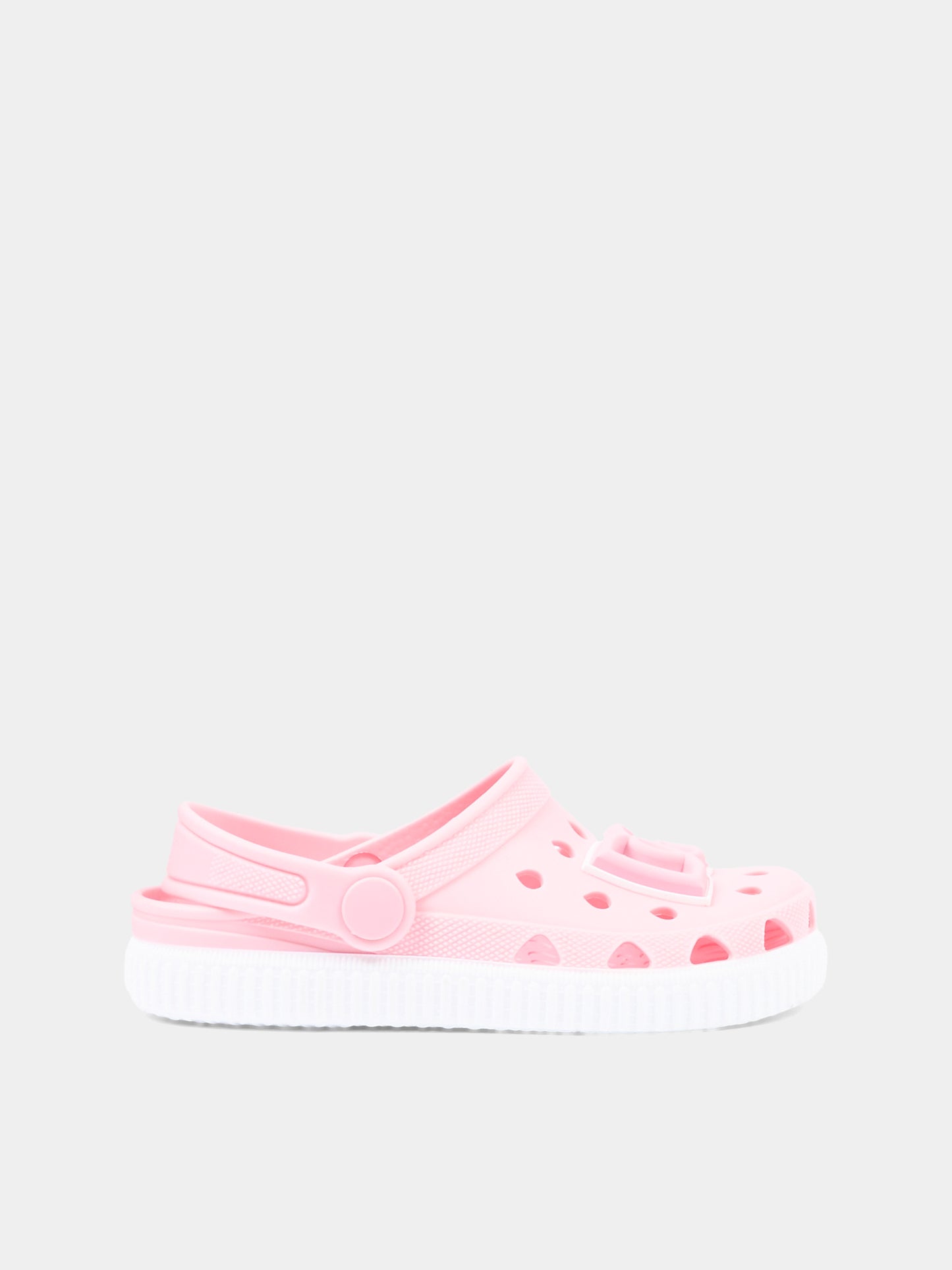 Sabot rosa per bambina con logo,Dolce & Gabbana Kids,DN0213 AT079 80400