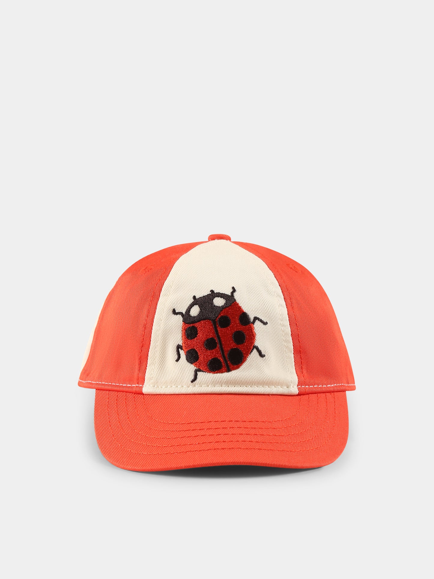 Cappello multicolor per bambina con coccinella,Mini Rodini,2526510142