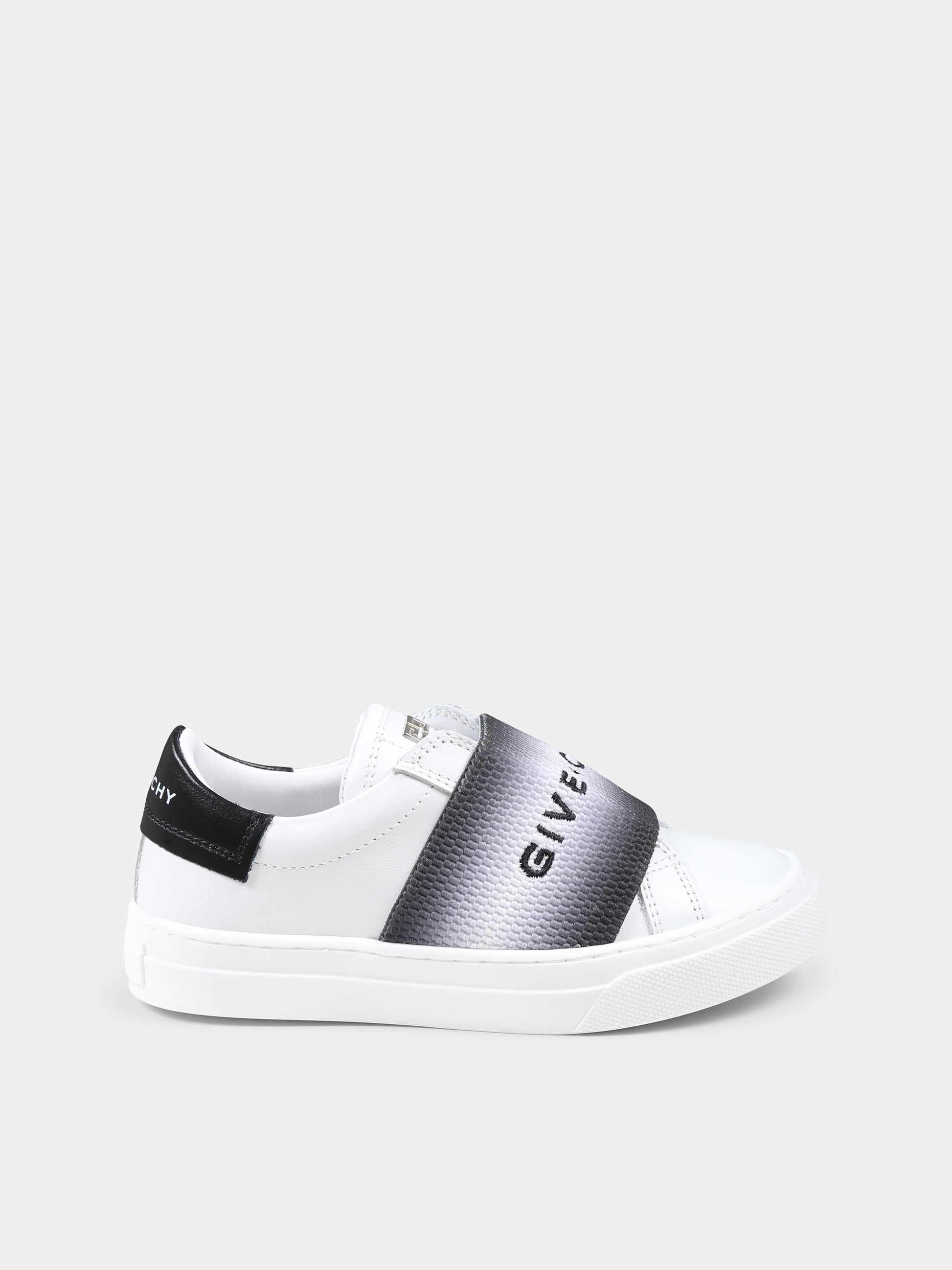Sneakers bianche per bambini con logo,Givenchy Kids,H30673 09B