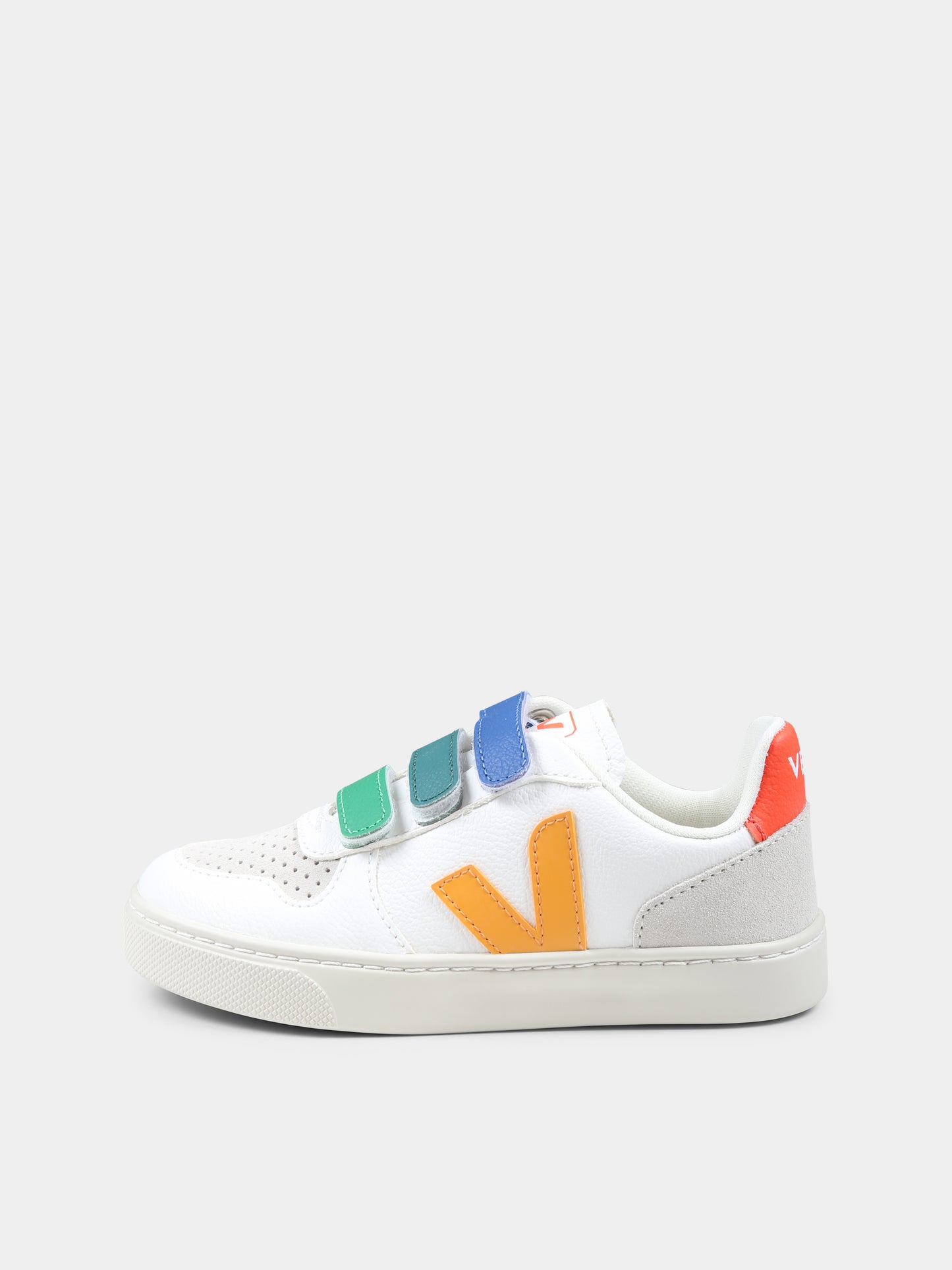 Sneakers bianche per bambini con logo,Veja,CV0520612C