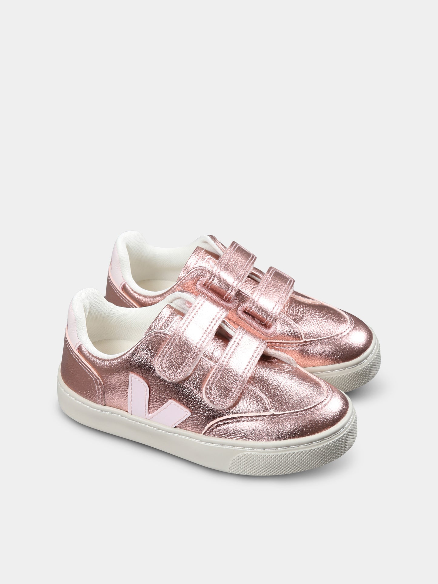 Pink sneakers for girl with logo
