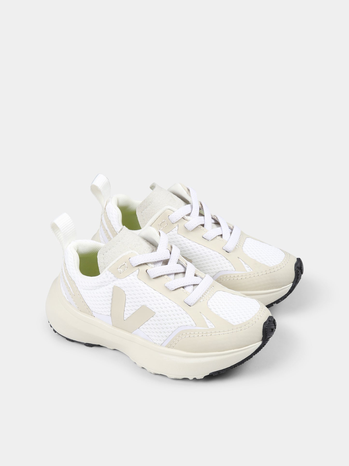 Sneakers bianche per bambini con logo,Veja,YL1803432C