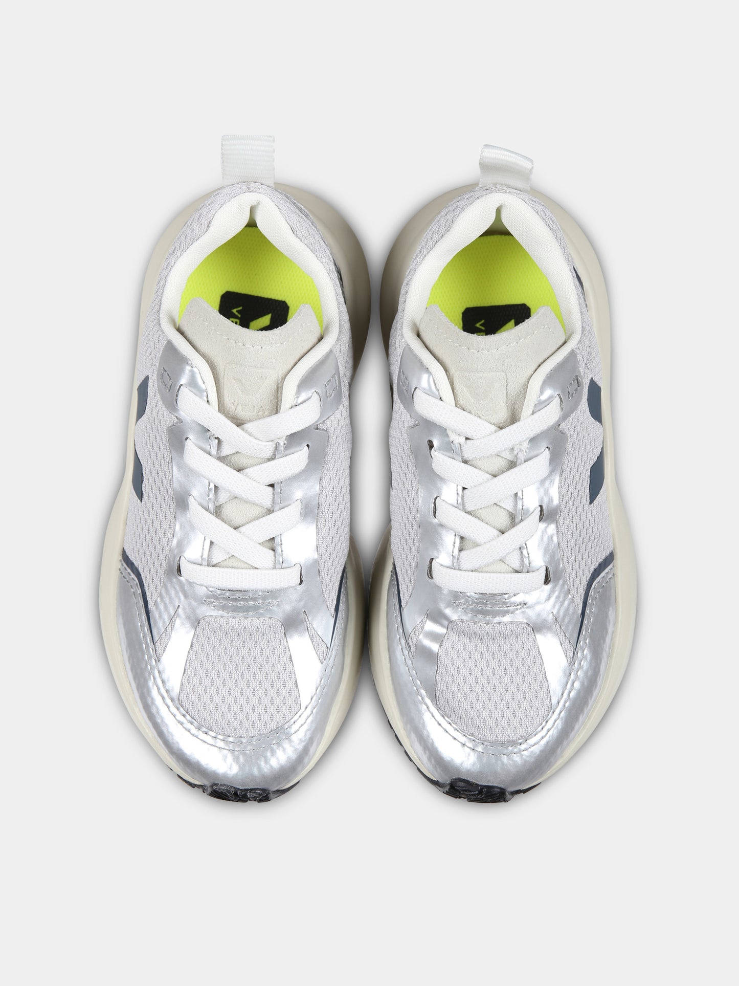 Grey sneakers for boy with logo