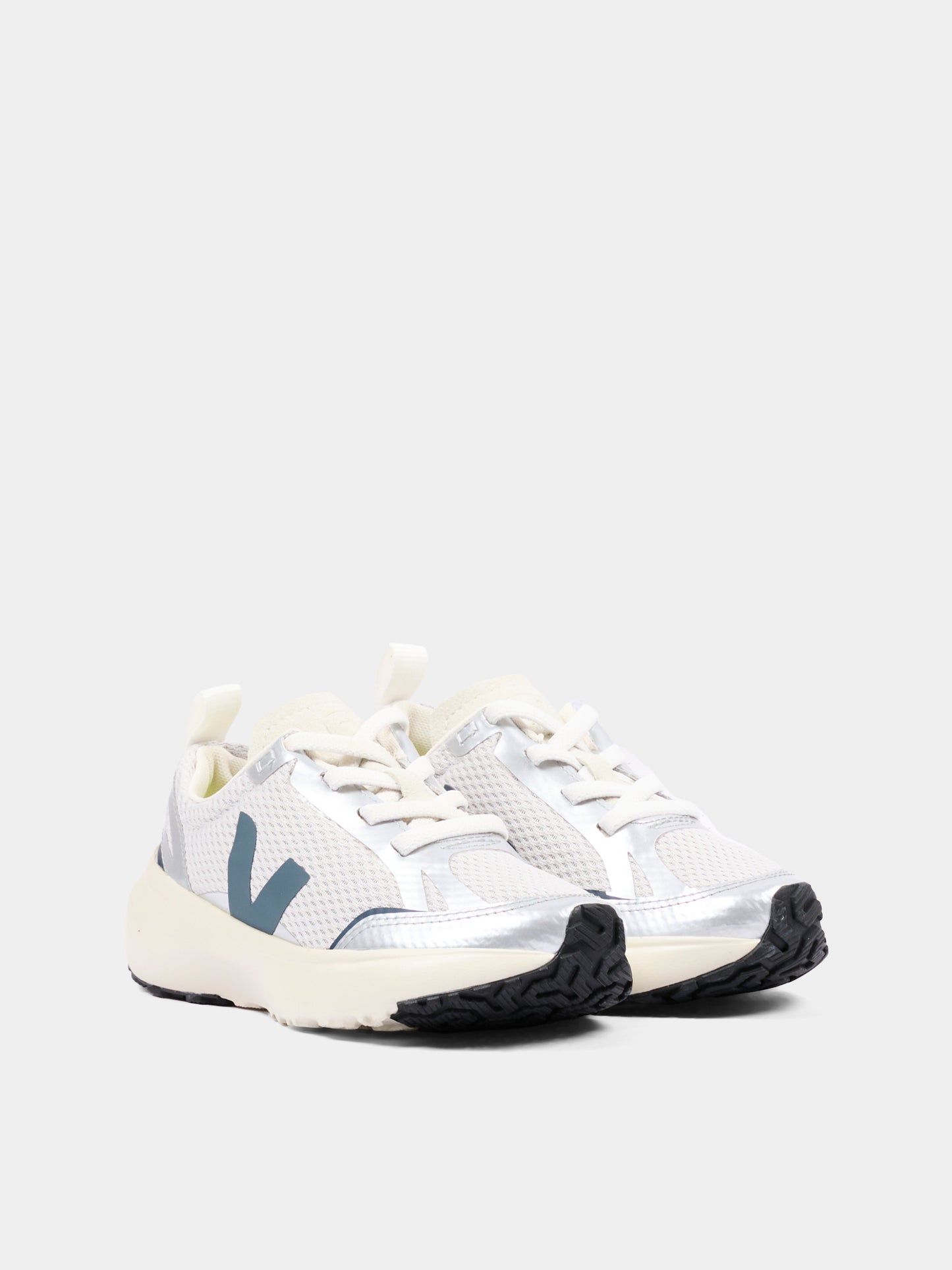 Sneakers grigie per bambino,Veja,YL1820623C