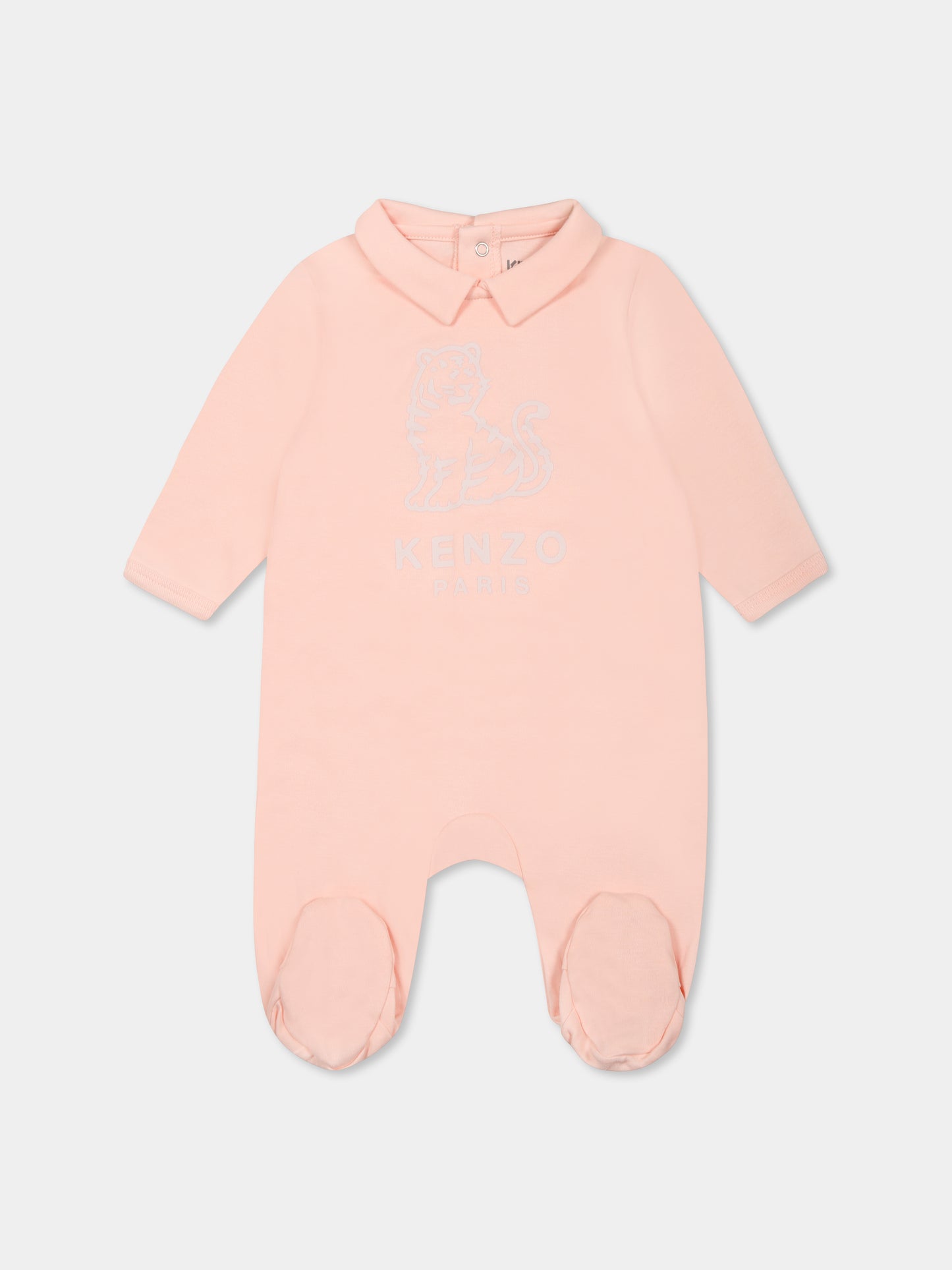 Set tutine rosa per neonata con tigre Kotora,Kenzo Kids,K60869 47R