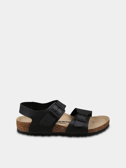 Sandali neri New York per bambino,Birkenstock,187603 NEW YORK