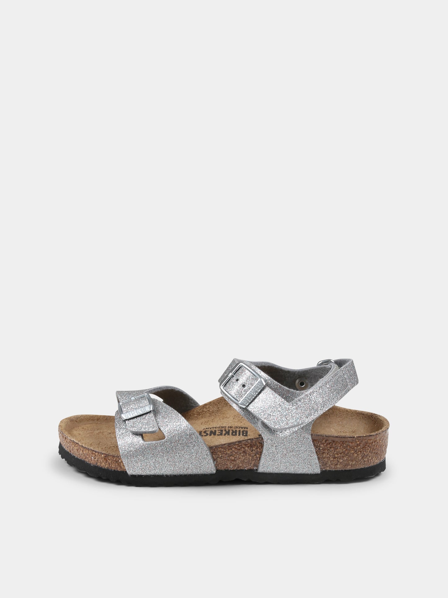 Sandali Rio argento per bambina,Birkenstock,1029477 RIO