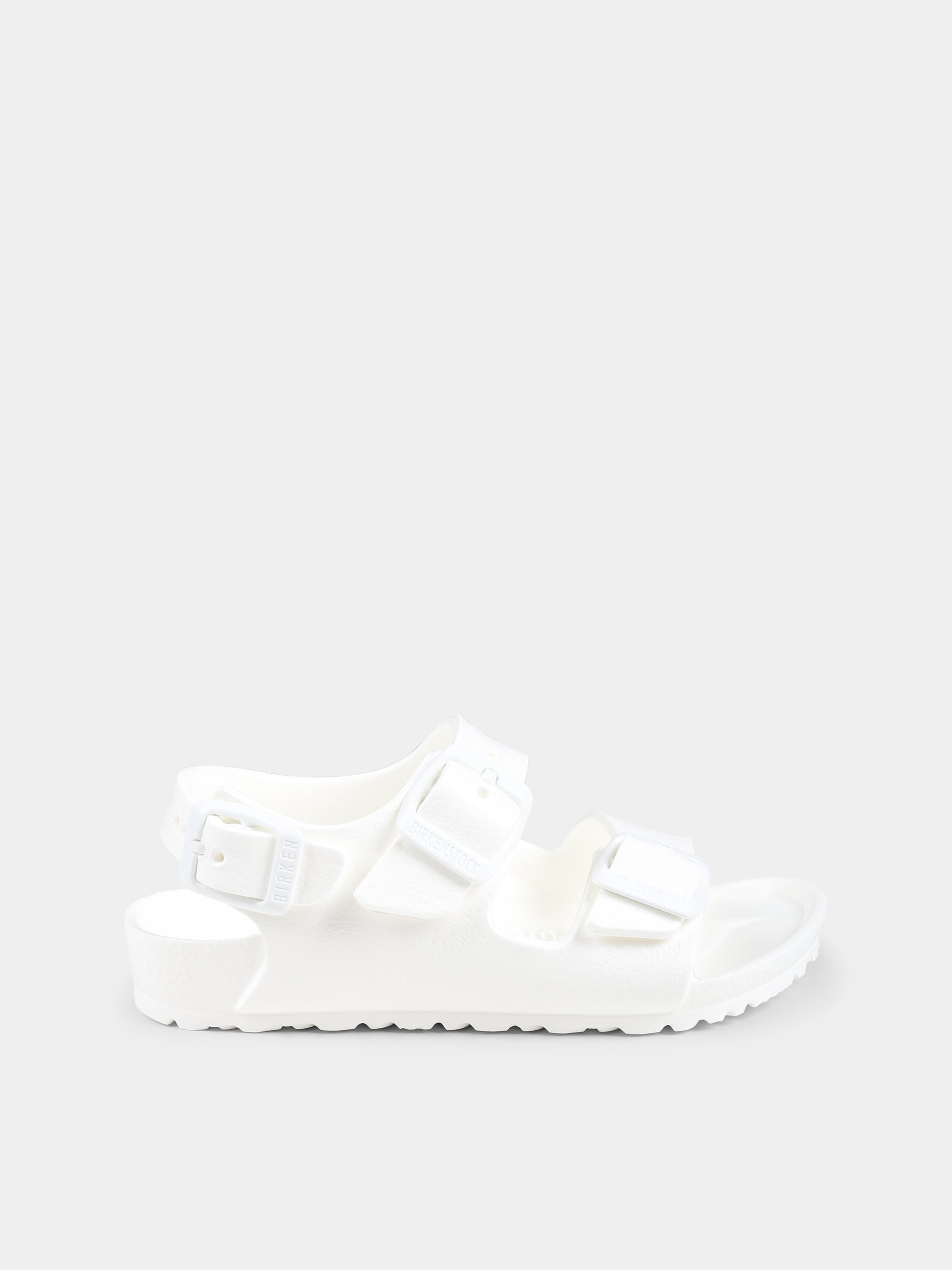 Sandali bianchi Milano EVA Kids per bambini con logo,Birkenstock,1019458 MILANO GOMMA