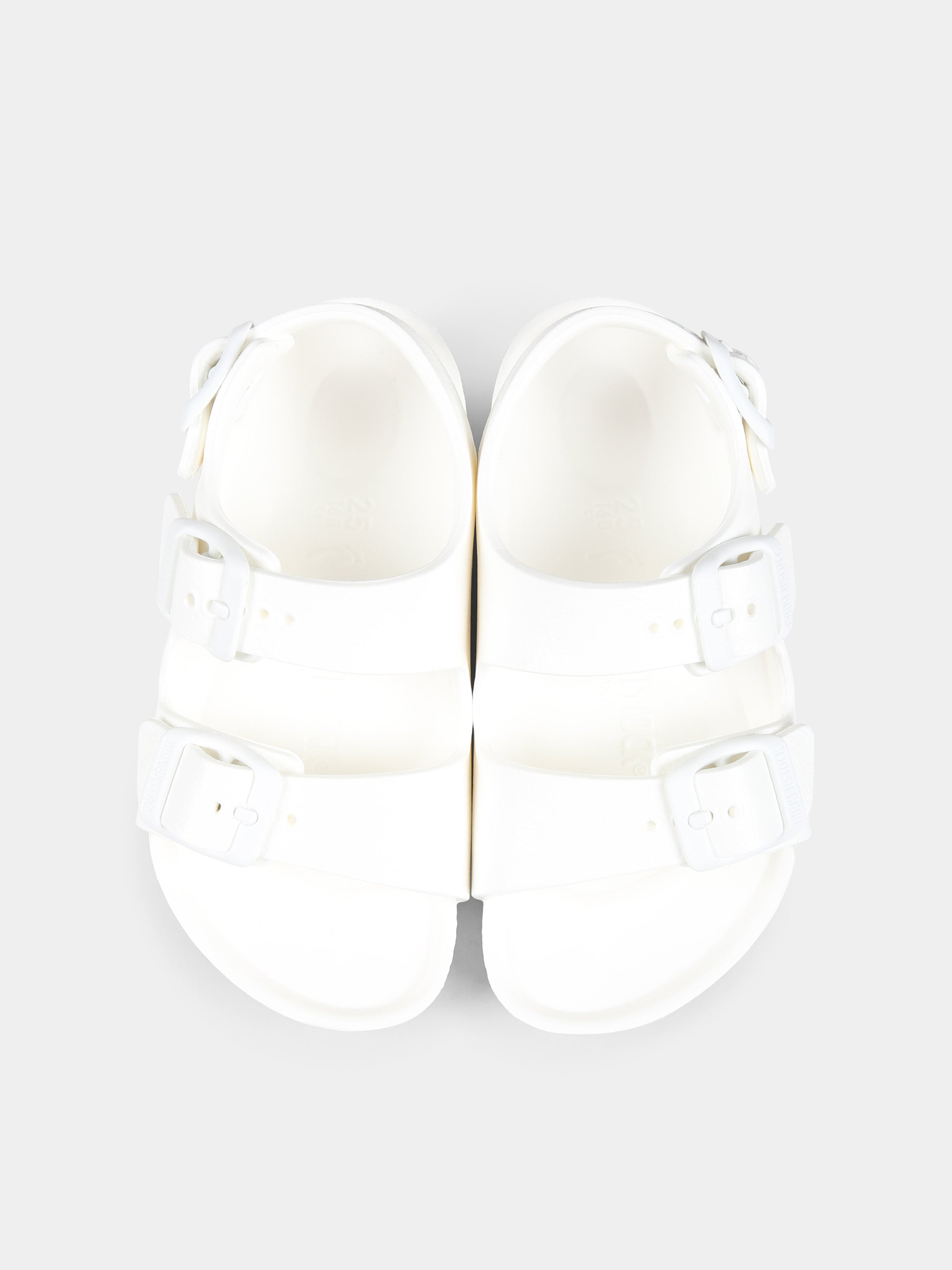 Sandali bianchi Milano EVA Kids per bambini con logo,Birkenstock,1019458 MILANO GOMMA