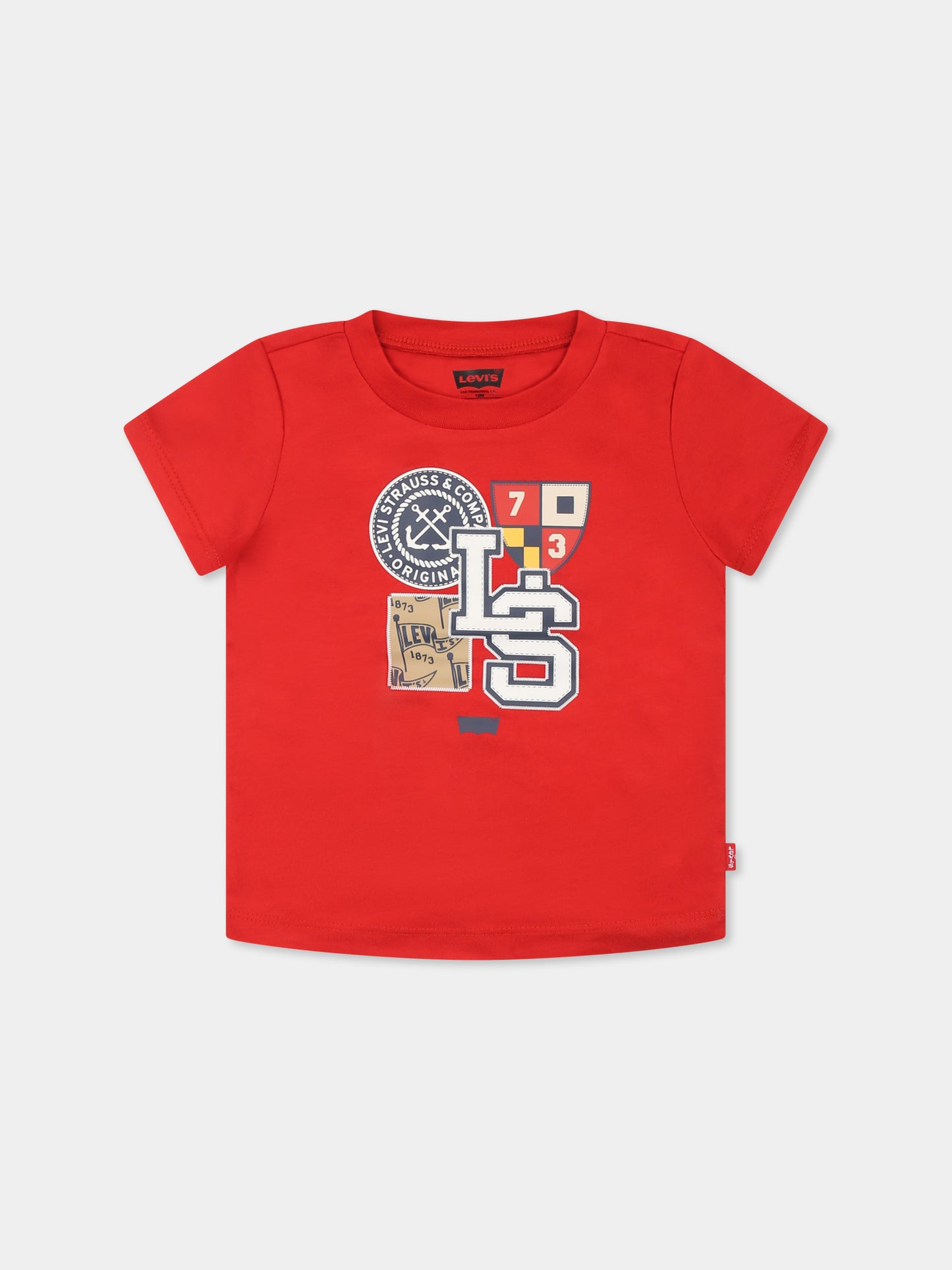 Completo multicolor per neonato con logo,Levi's Kids,M691 W1T