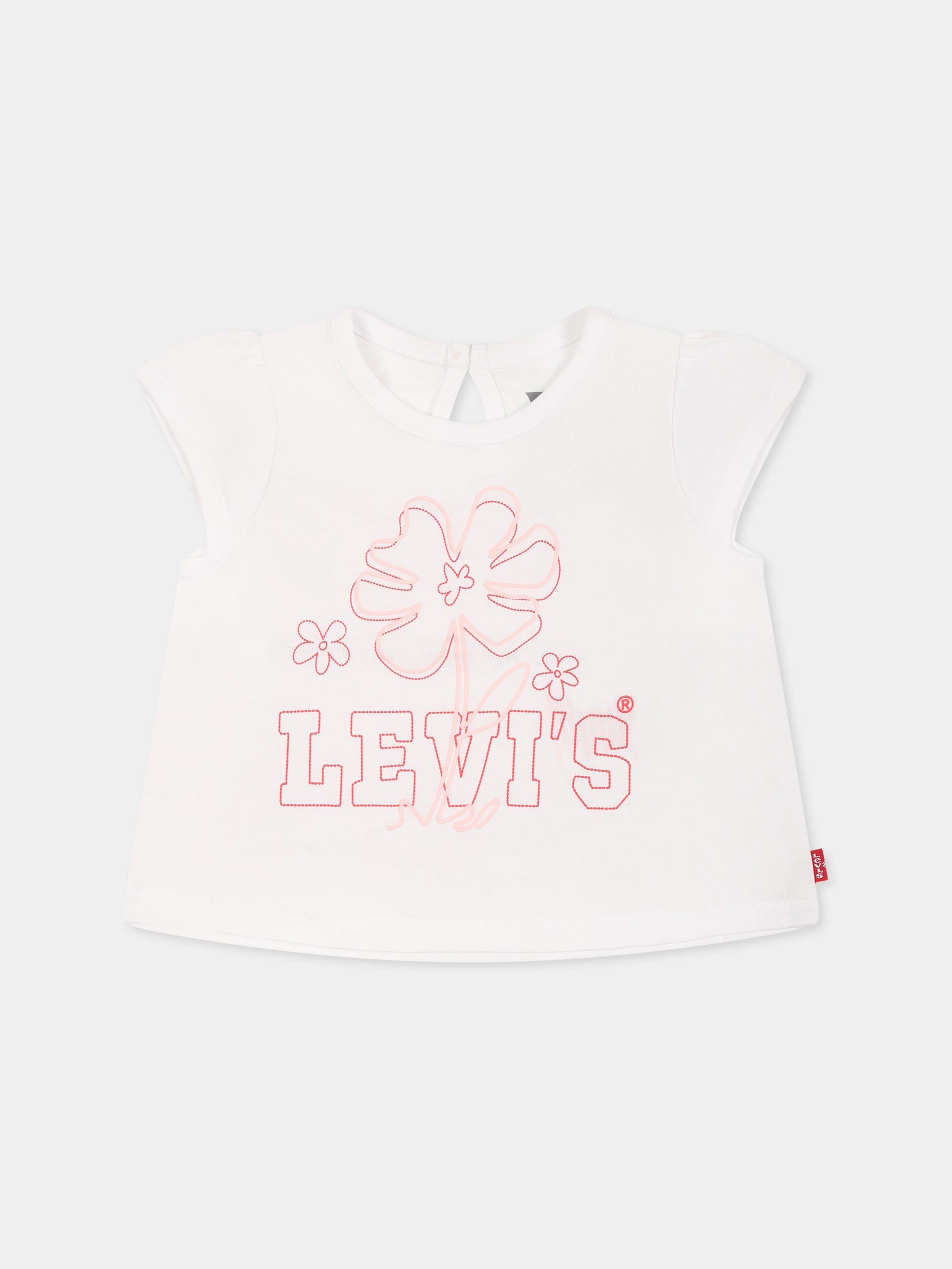 Completo multicolor per neonata con logo e fiore,Levi's Kids,M259 R1Q
