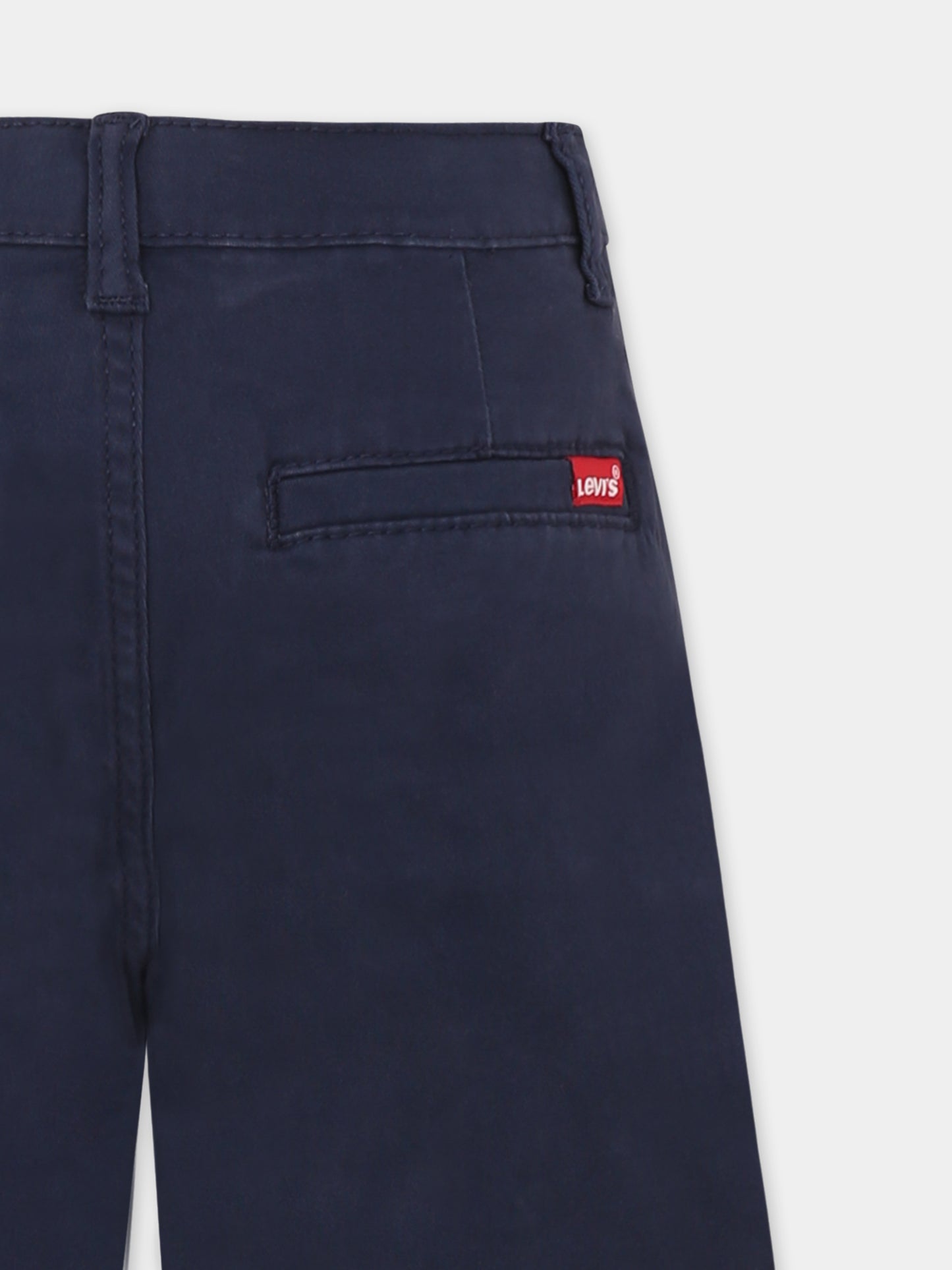 Shorts blu per bambino,Levi's Kids,M375 C8D