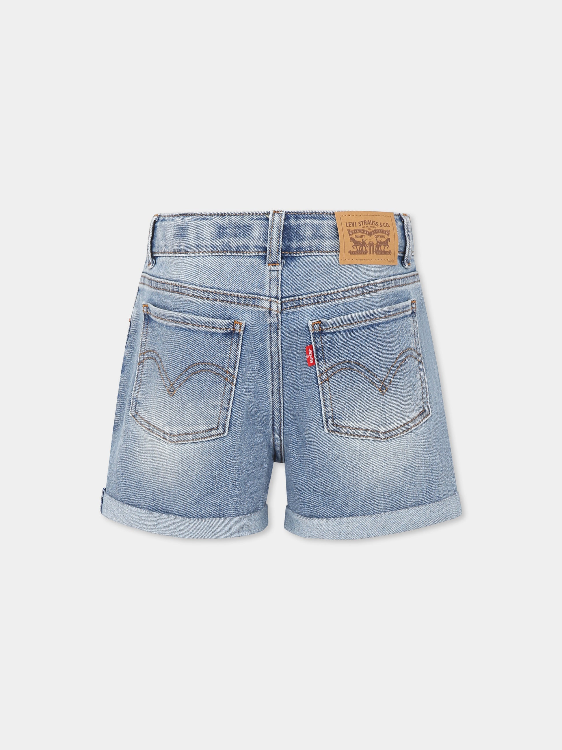 Shorts denim per bambina,Levi's Kids,H272 MDV