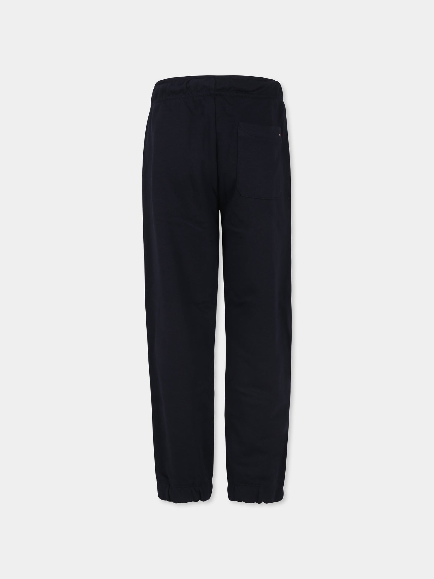 Pantaloni blu per bambino con logo,Tommy Hilfiger Junior,24STHKB0KB08838 DW5