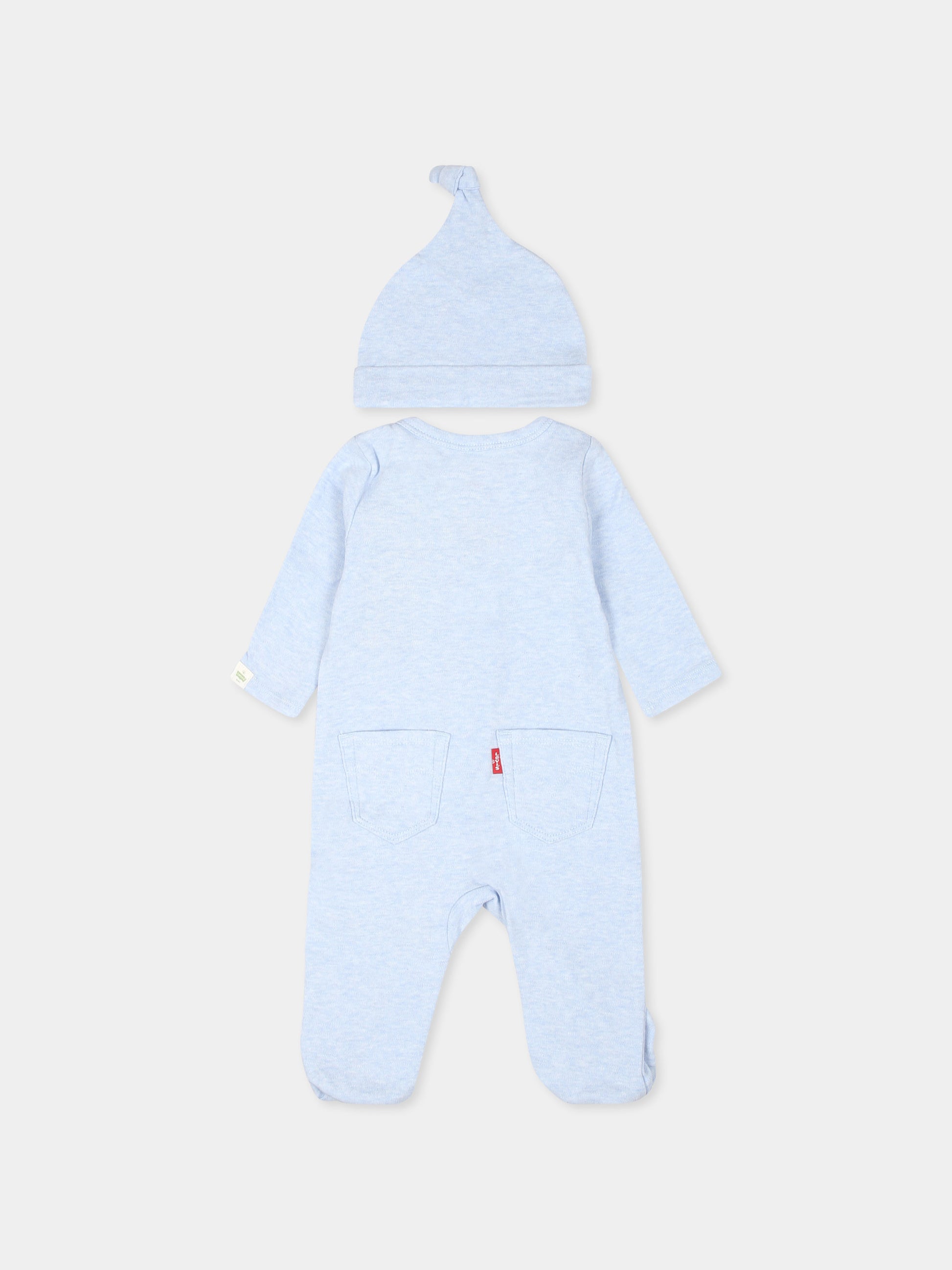 Set tutina celeste per neonato con logo,Levi's Kids,24SLK6EK247 BJO