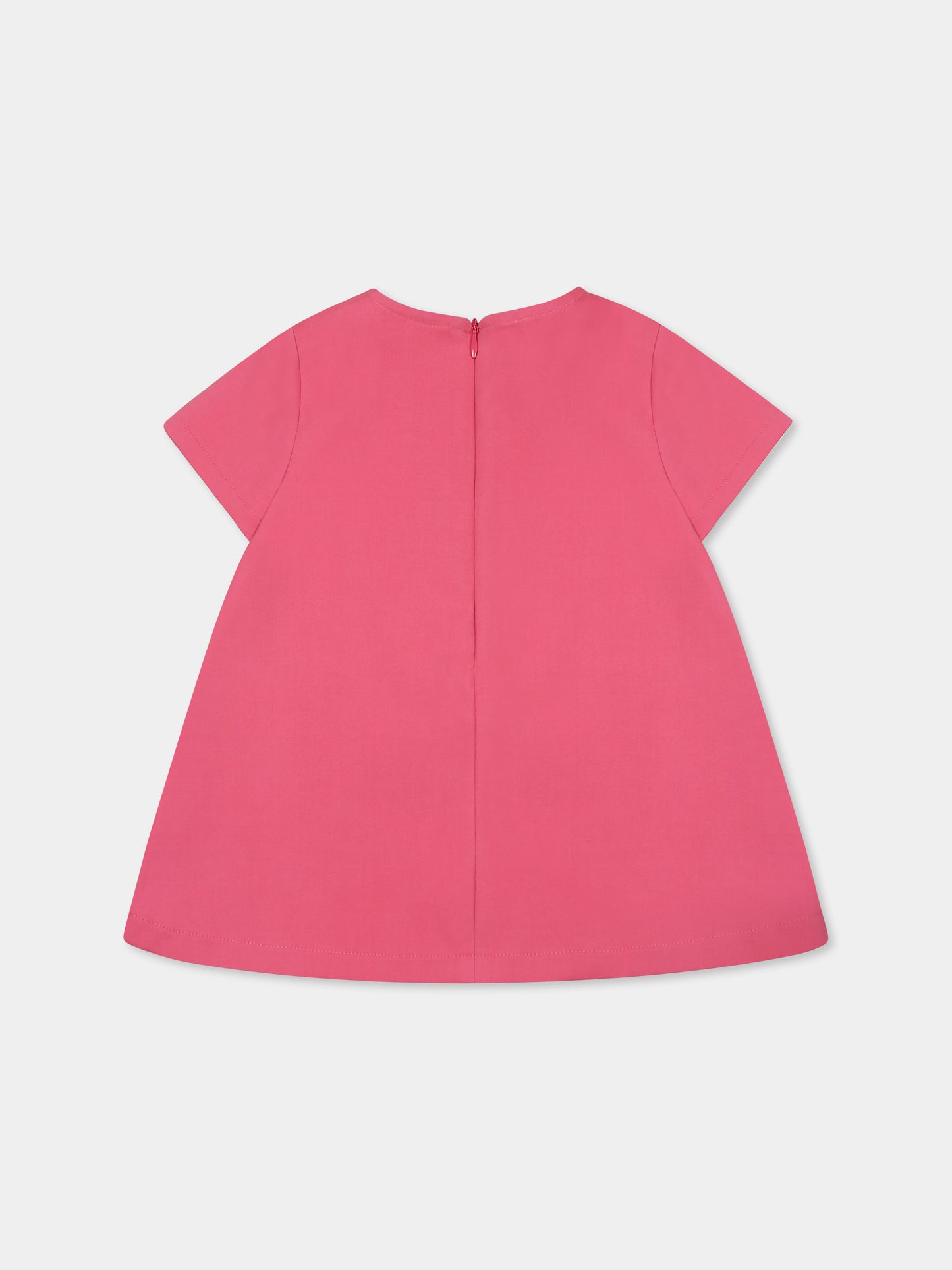 Vestito fucsia per neonata con fiocchi,Simonetta,SW1061 S0201 51F