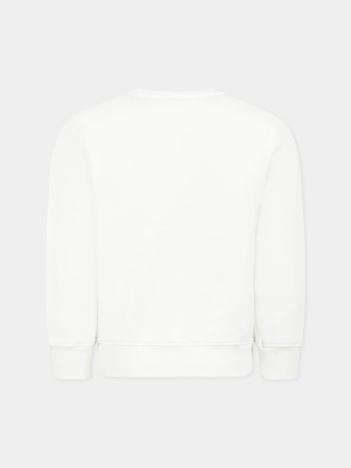 Felpa avorio per bambini con stampa oasi,Casablanca,KS25 JTP 371 01 EX