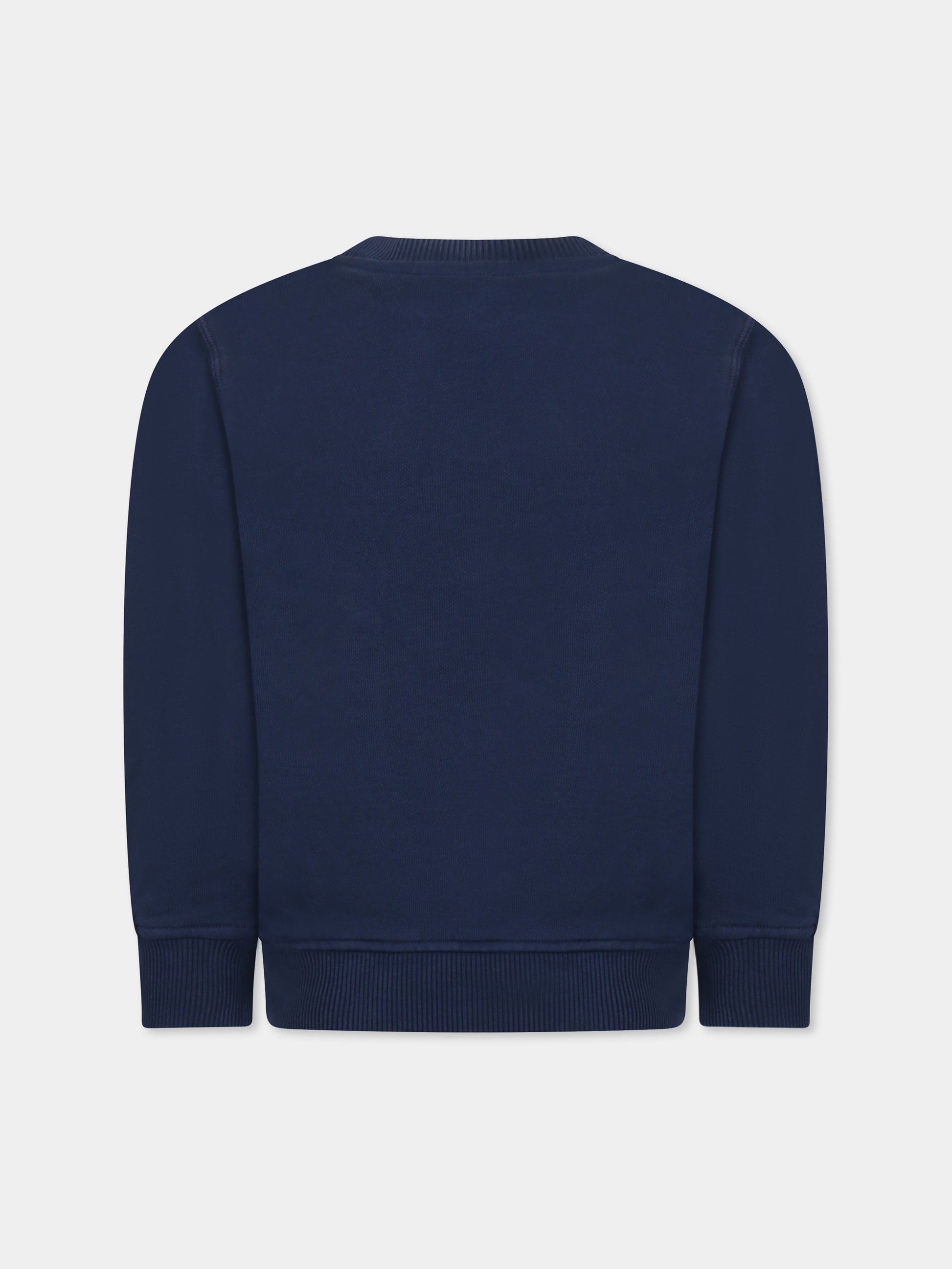 Felpa blu per bambini con stampa Tennis Club,Casablanca,KS25 JTP 371 02 EX