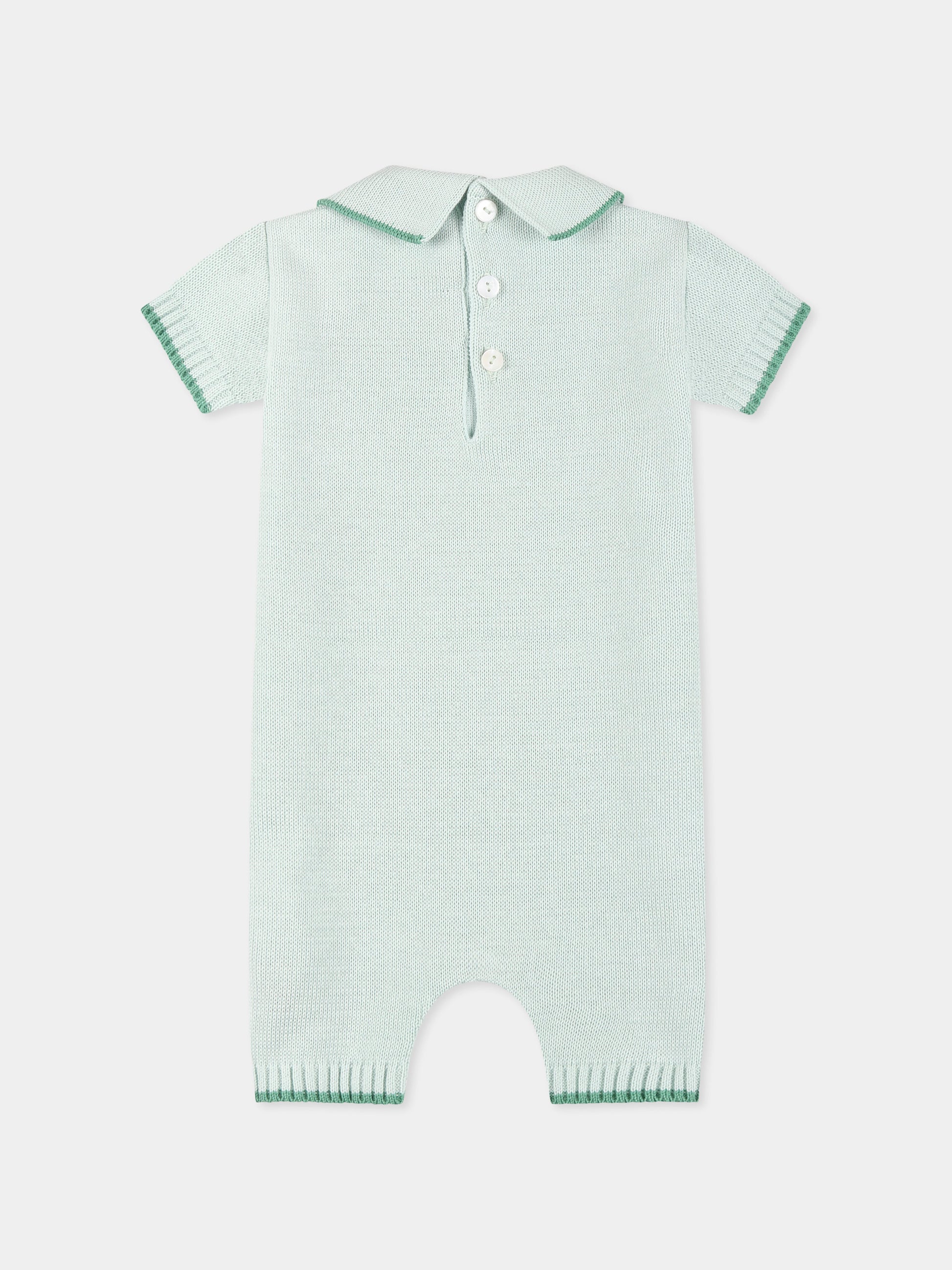 Pagliaccetto verde per neonati,Little Bear,1123 MENTA/VERDE