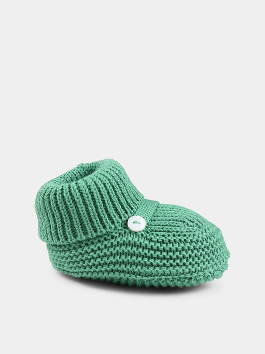 Babbucce verdi per neonati,Little Bear,1137 VERDE