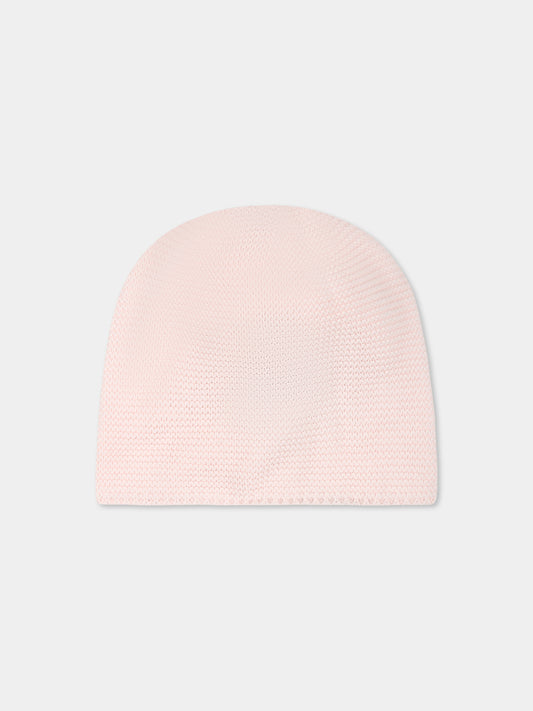 Pink hat for baby girl