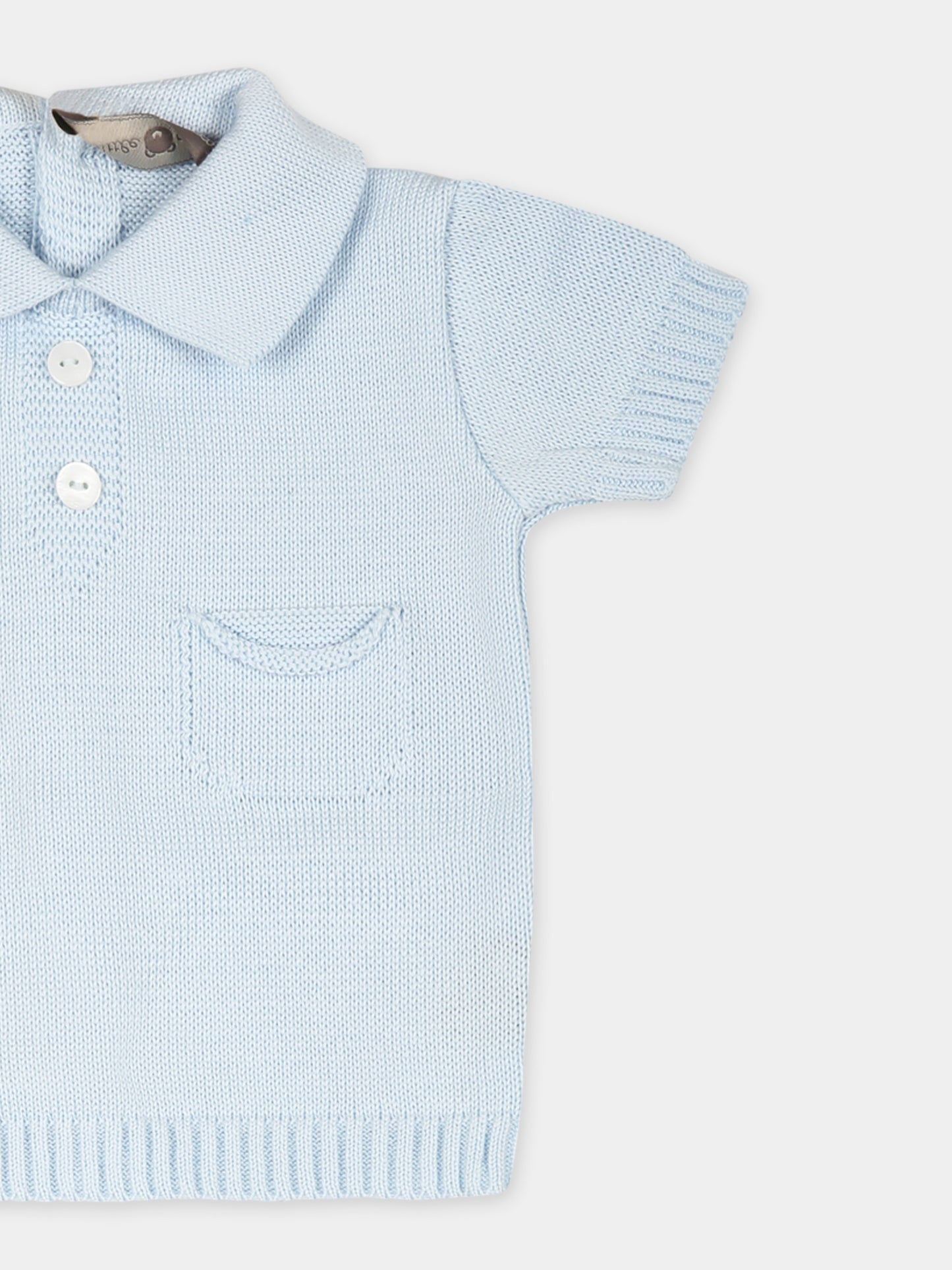 Light blue birth set for baby boy