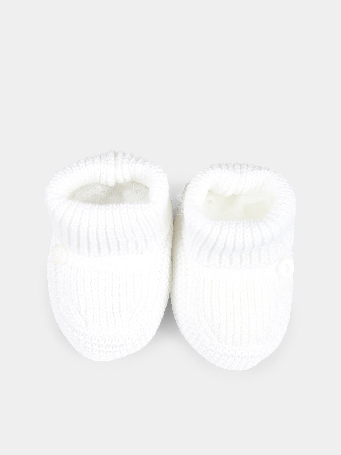 Babbucce bianche per neonati,Little Bear,1137 BIANCO