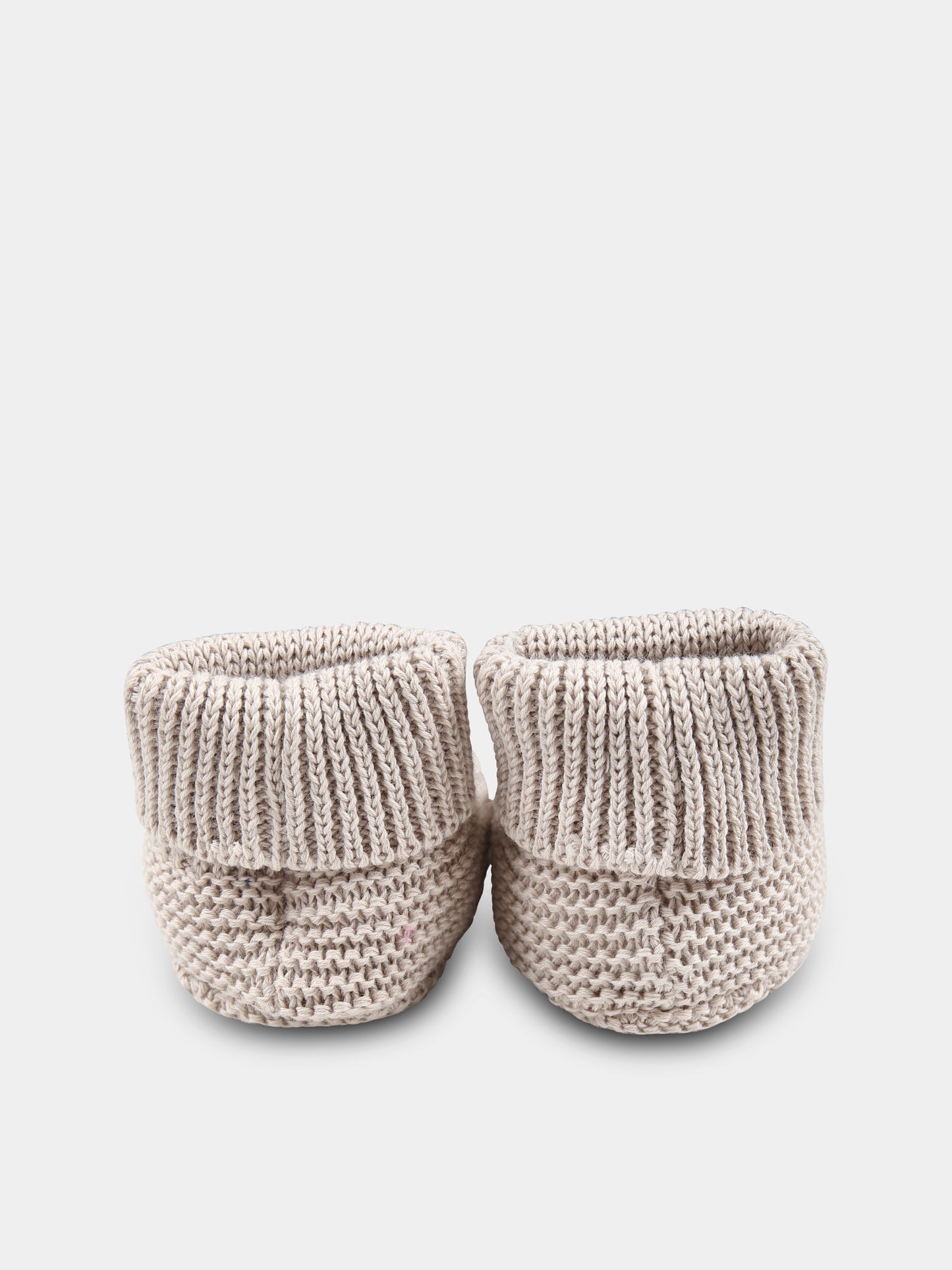 Babbucce beige per neonati,Little Bear,1137 CORDA