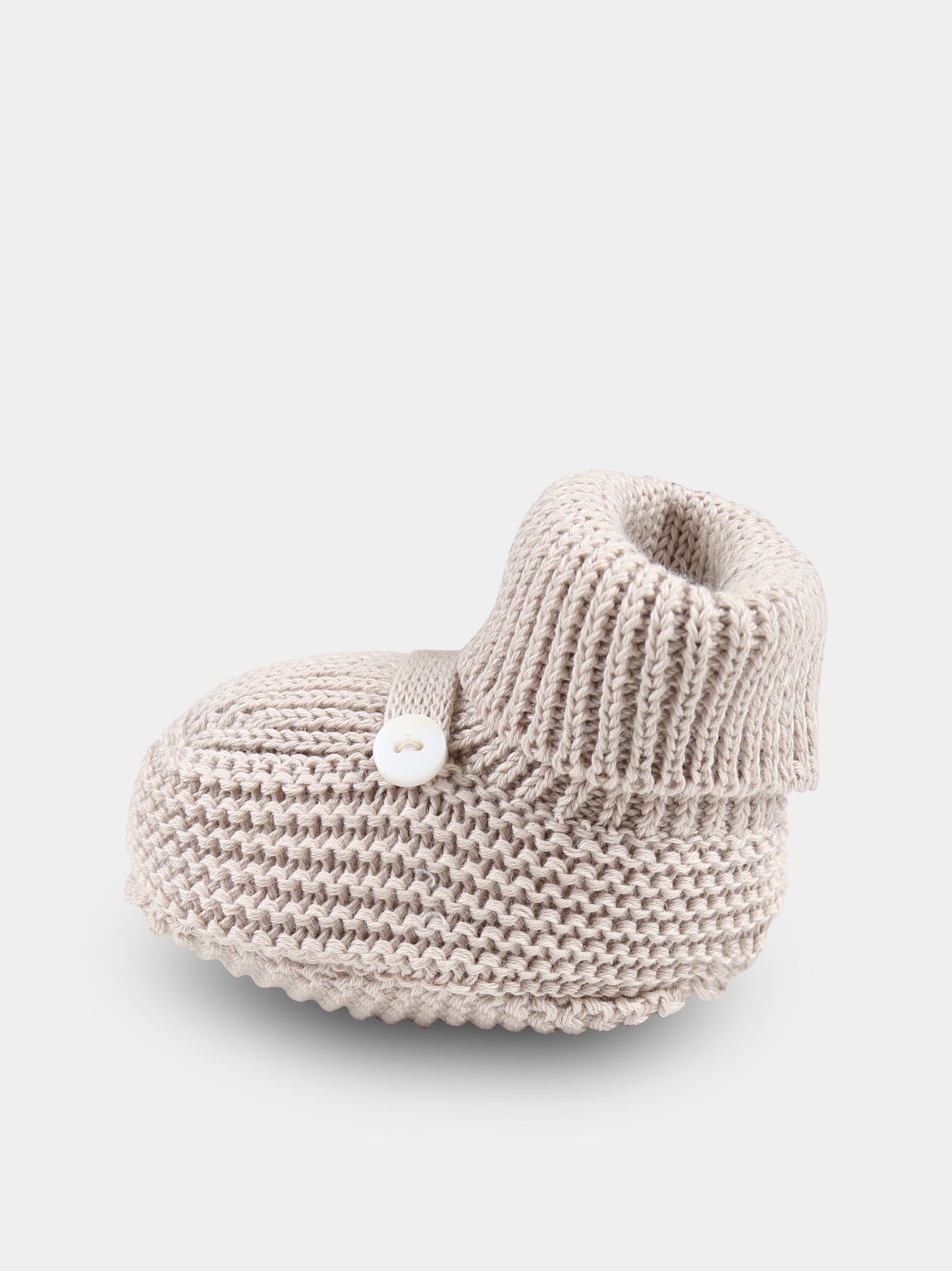 Babbucce beige per neonati,Little Bear,1137 CORDA