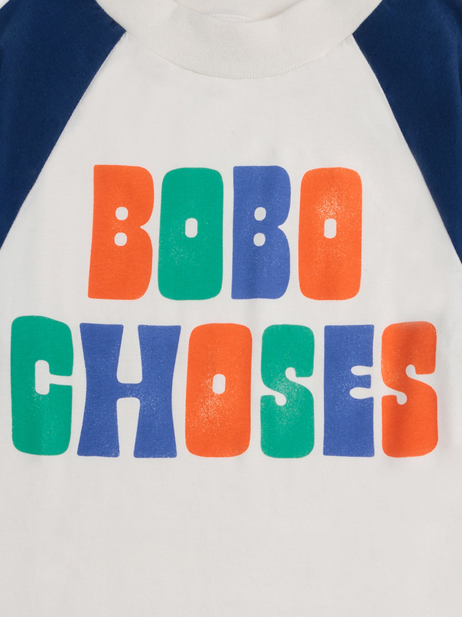 T-shirt avorio per bambini con logo,Bobo Choses,B125AC125