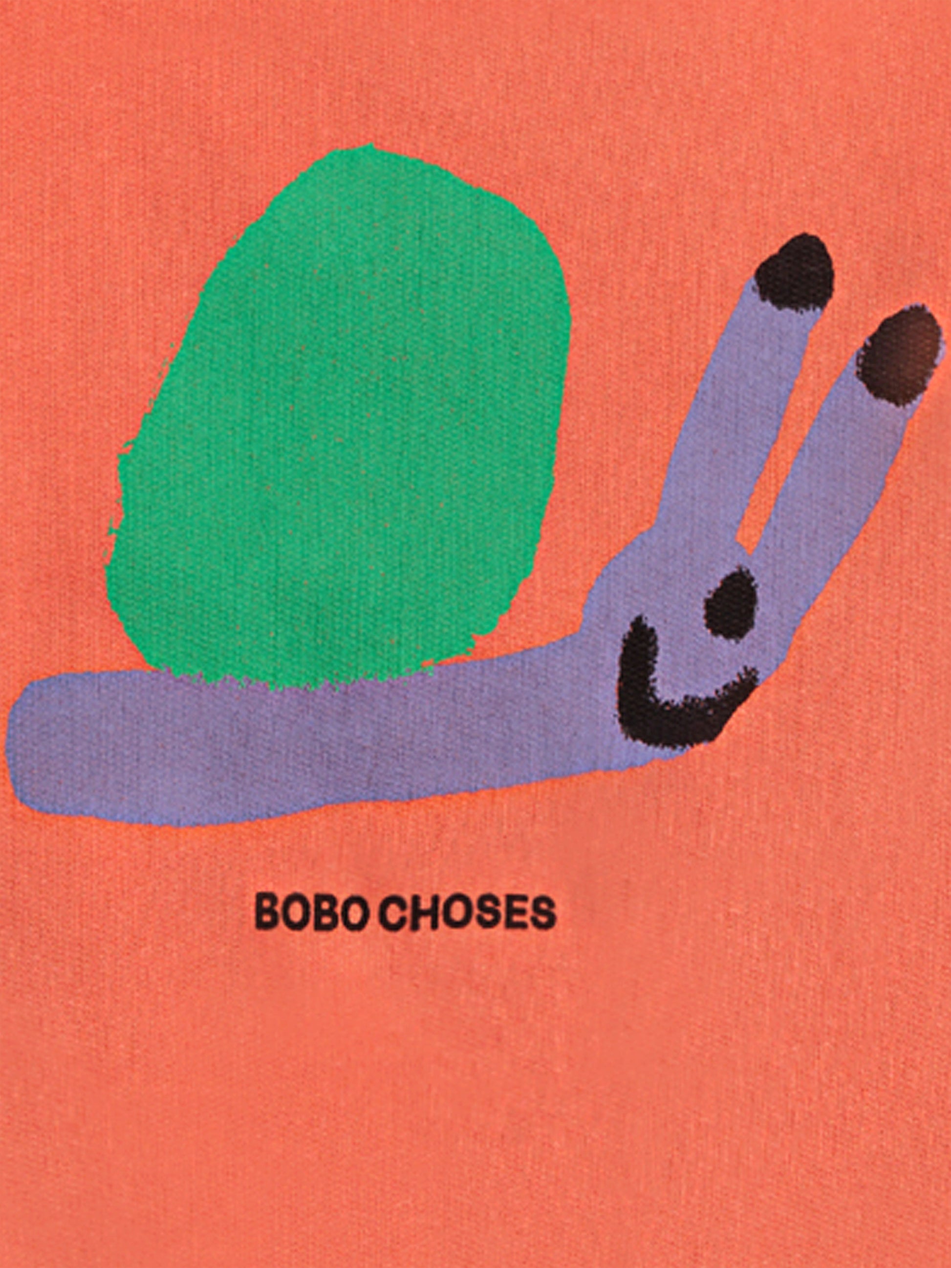 Felpa rossa per bambini con lumaca,Bobo Choses,B125AC031