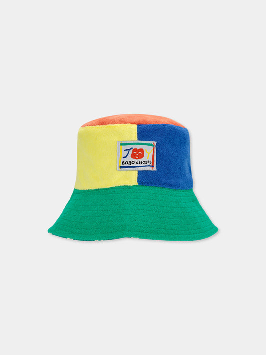 Cloche reversibile multicolor per bambini con logo,Bobo Choses,B125AI015