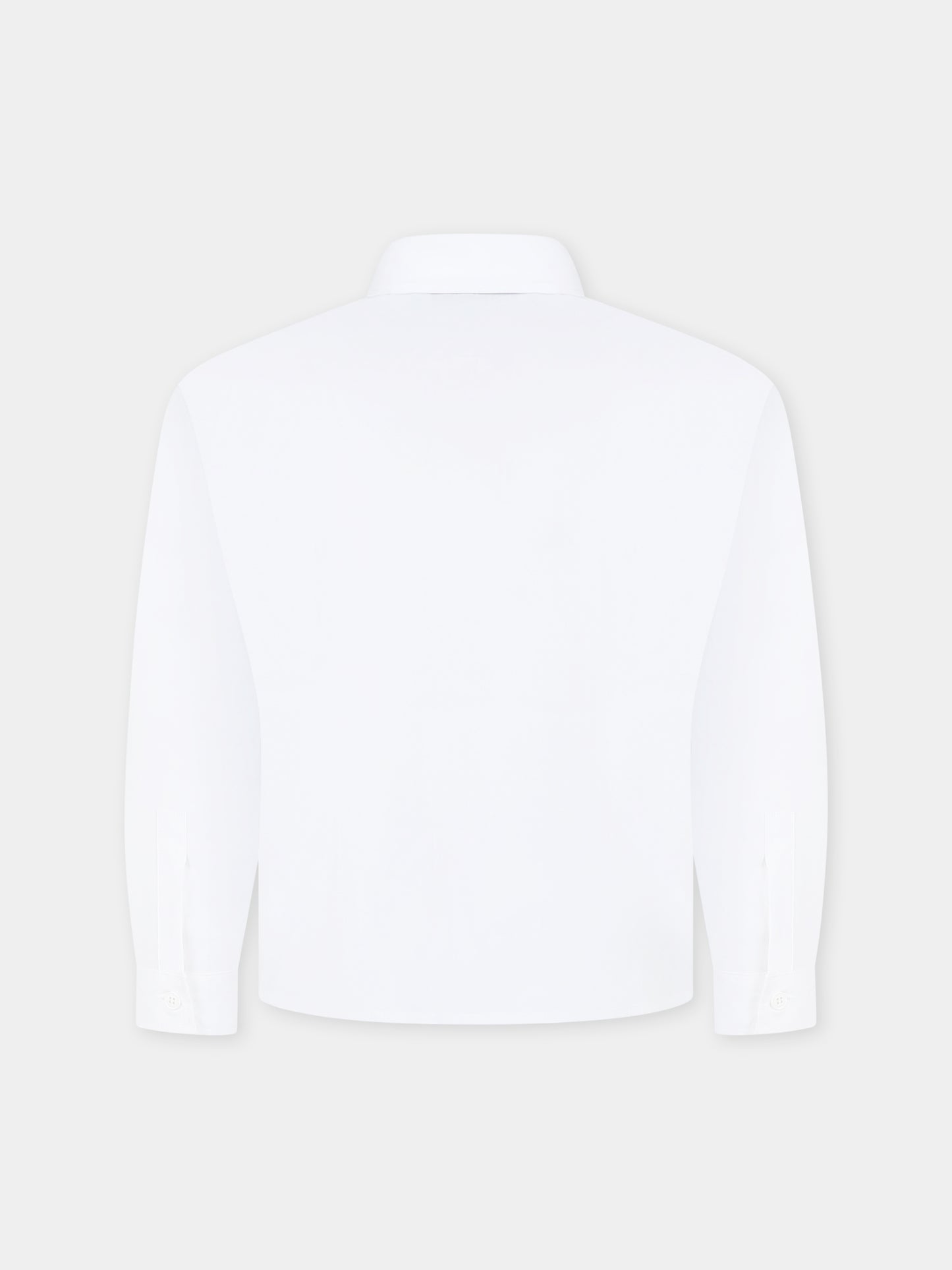White shirt for boy with logo