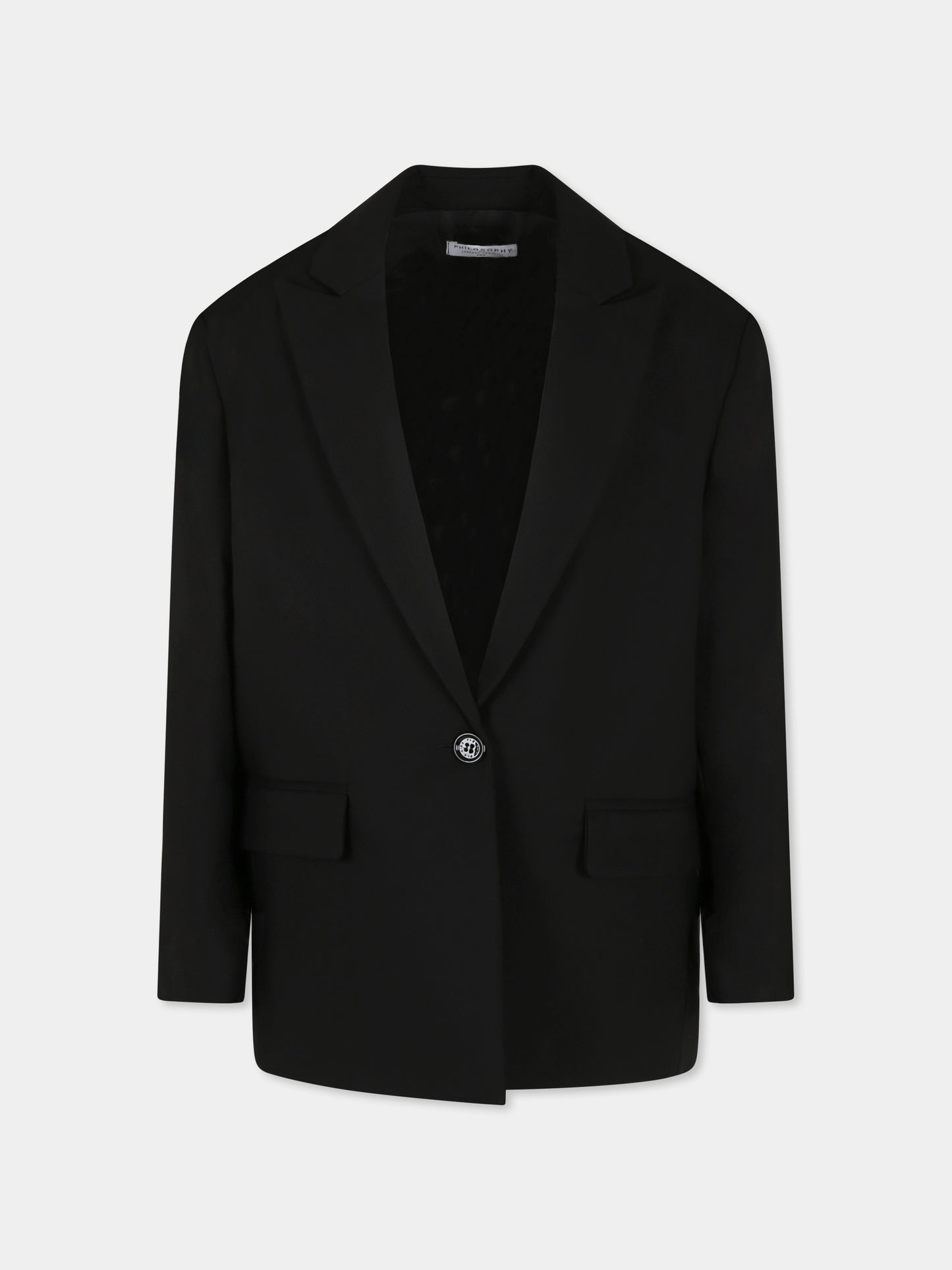 Giacca nera per bambina,Philosophy,I1E104 5133 P050