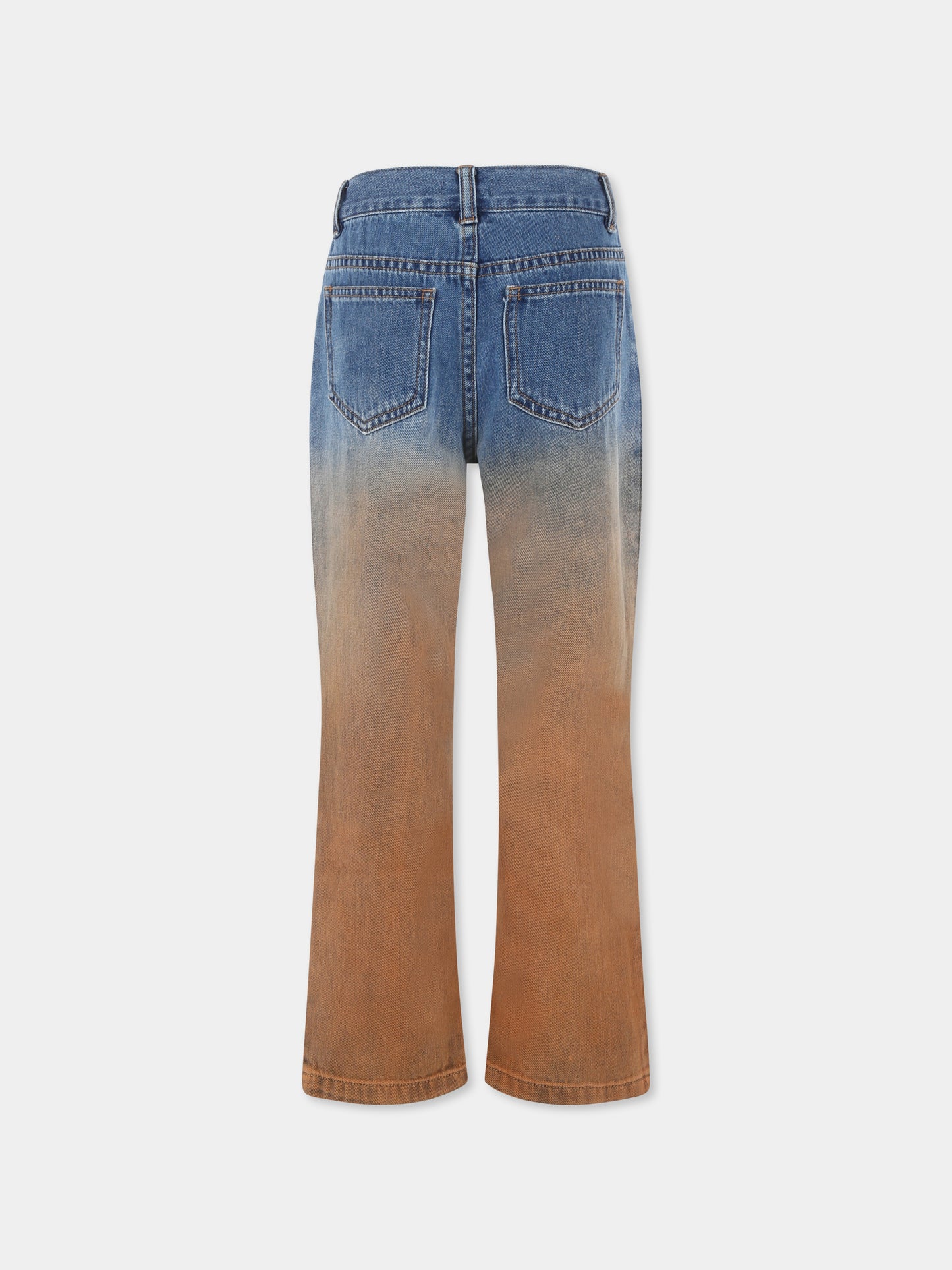 Denim jeans for girl with logo