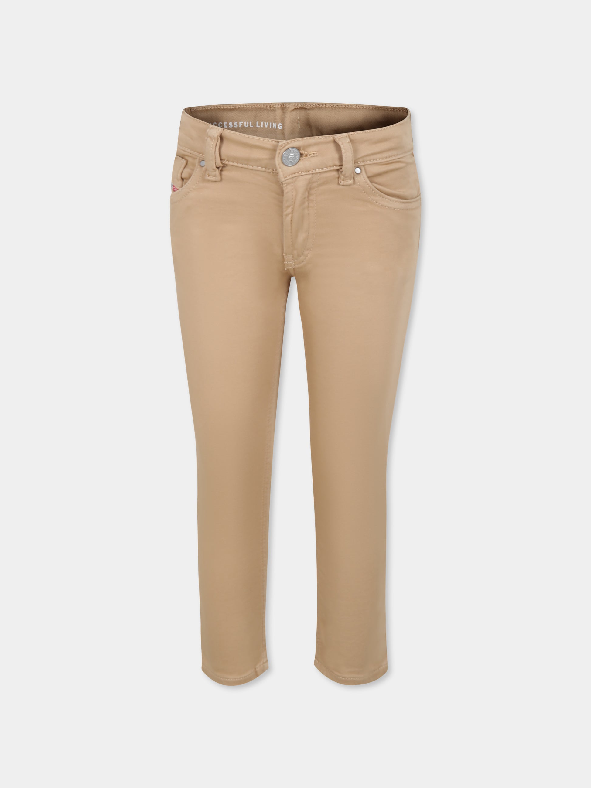 Pantaloni beige per bambino,Diesel,J00990 KXBKU K722