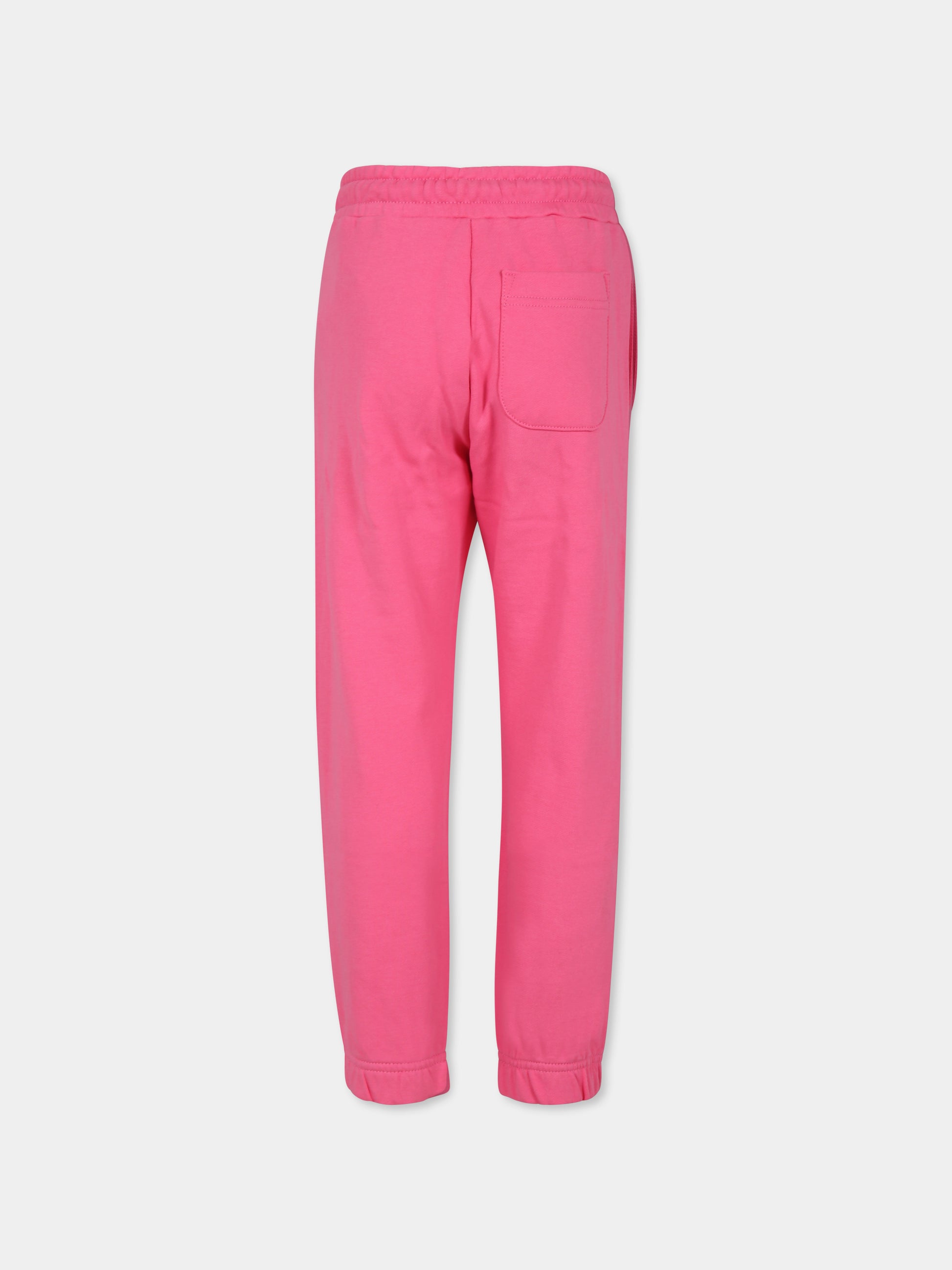 Pantaloni rosa per bambina con logo,Diesel,J01544 KYAVF K378