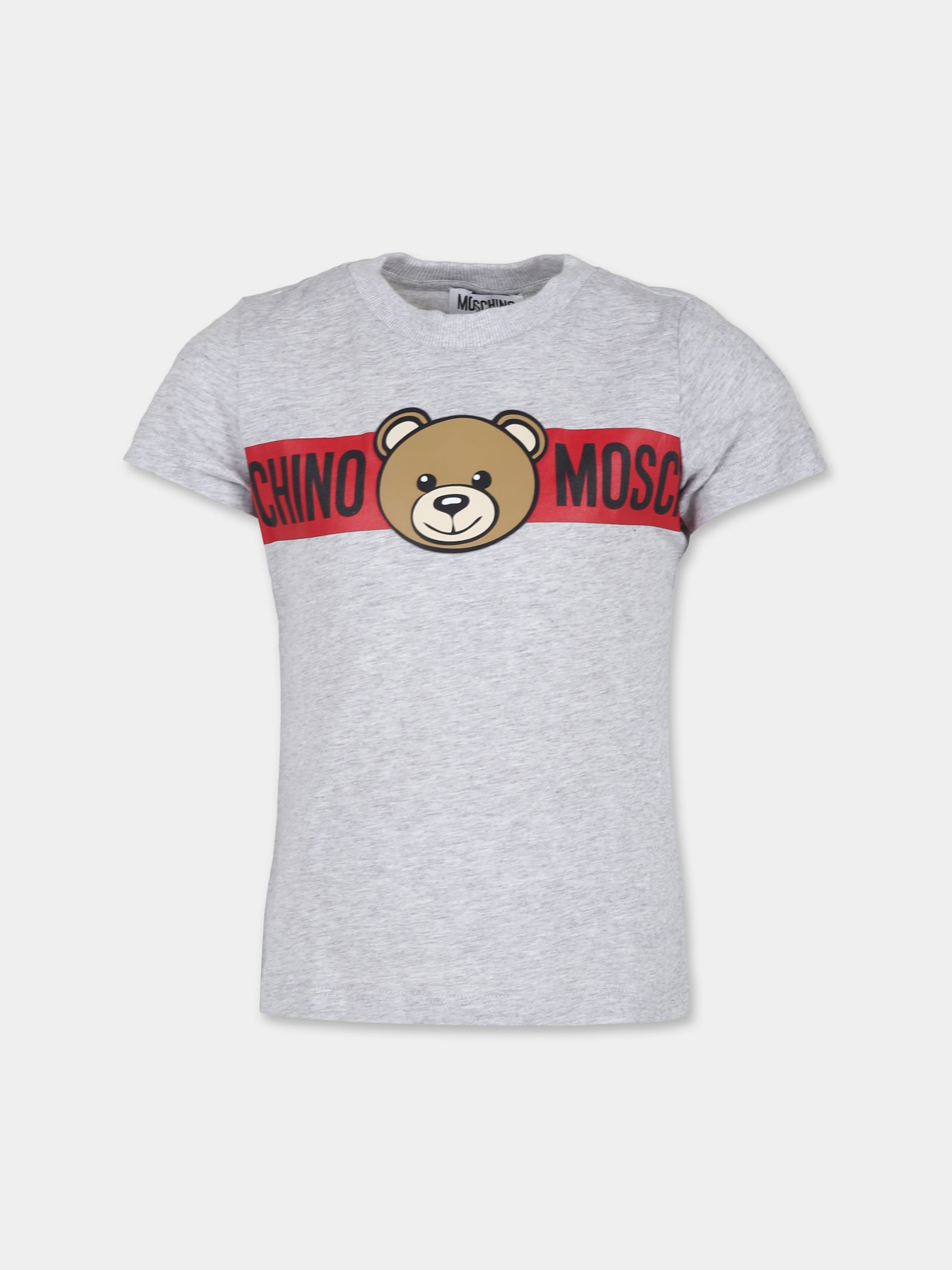 Set t-shirt multicolor per bambini con Teddy Bears,Moschino Kids,HSK024 LAA03 82213