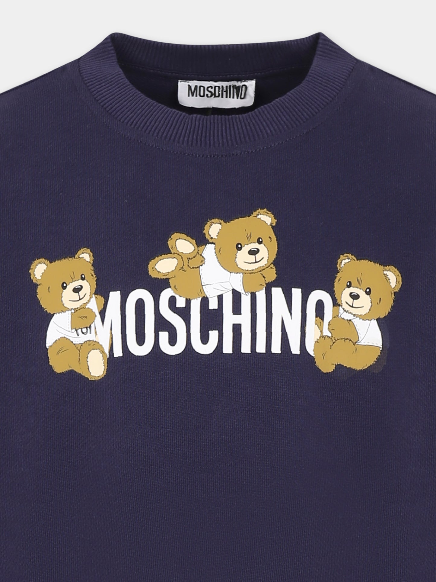 Blue sweatshirt for kid with Teddy Bears